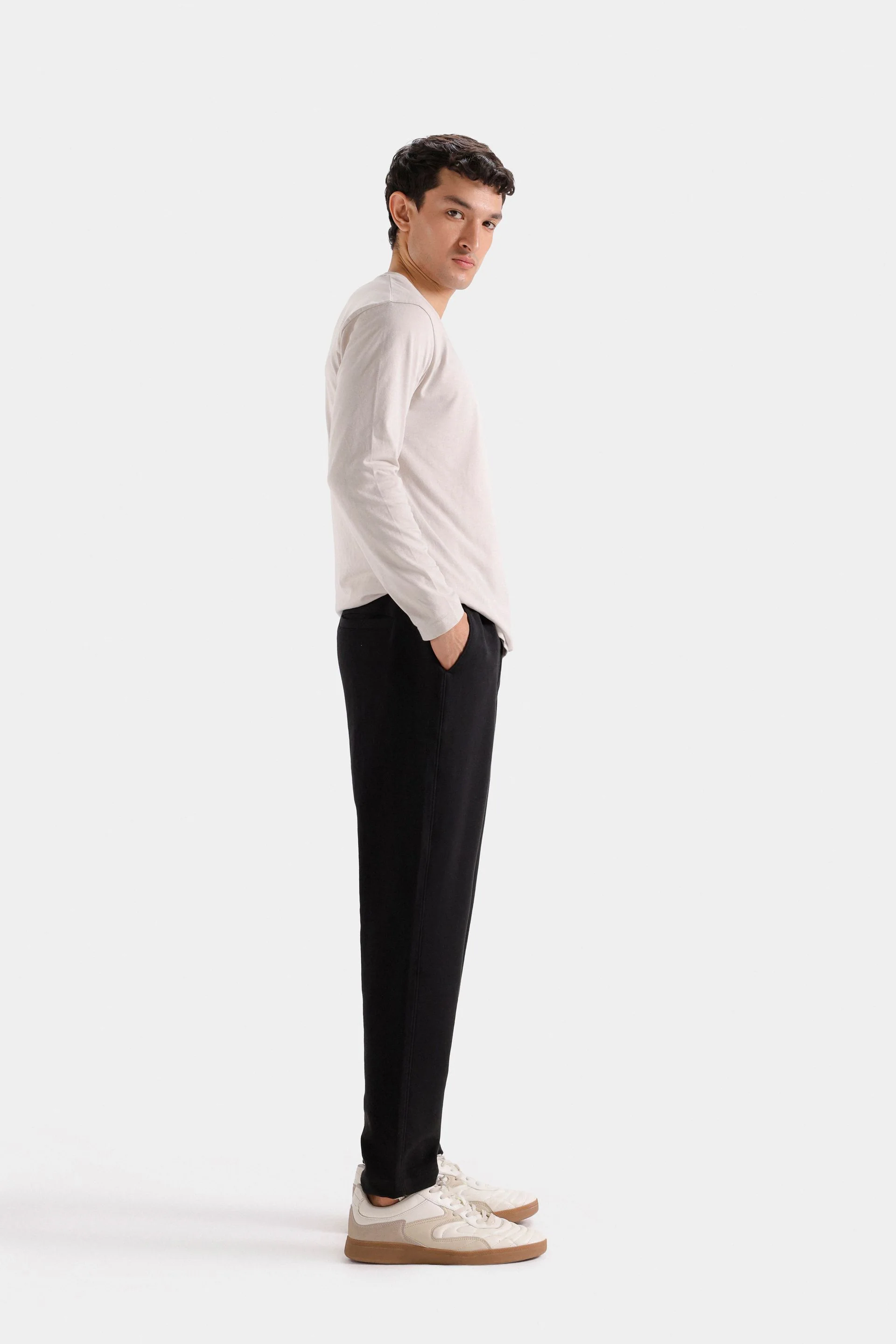 Slim Fit Twill Trousers - Image 20