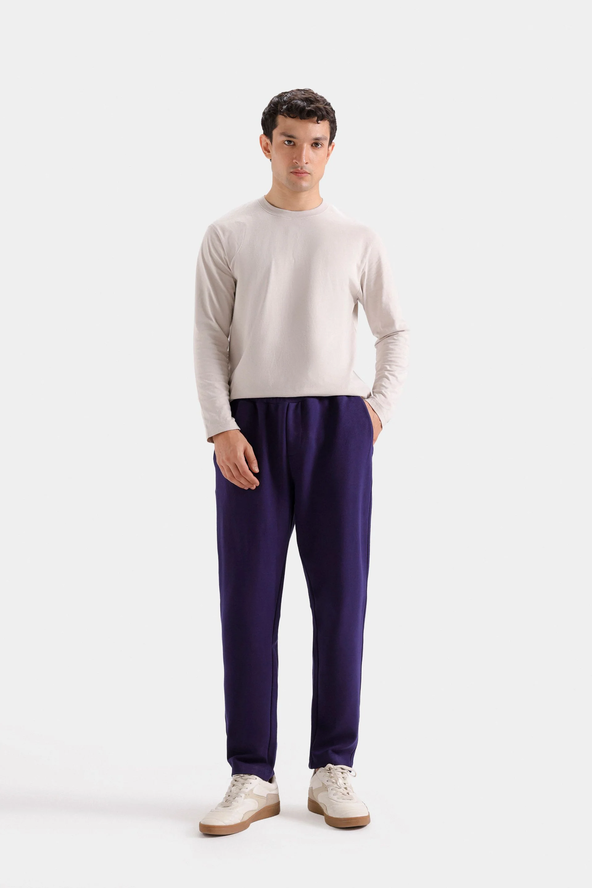 Slim Fit Twill Trousers - Image 8