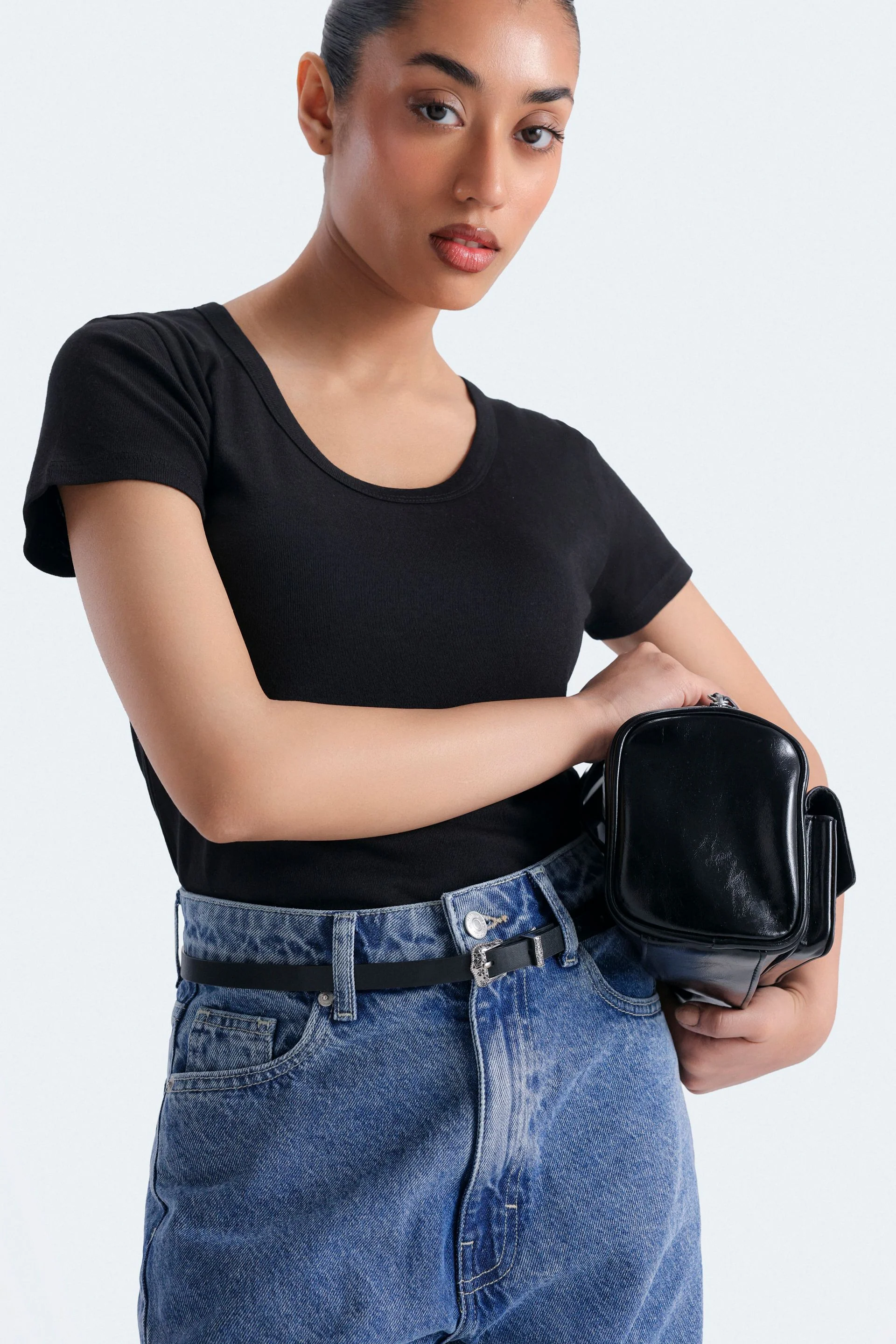 High Rise Wide Leg Jeans - Image 2