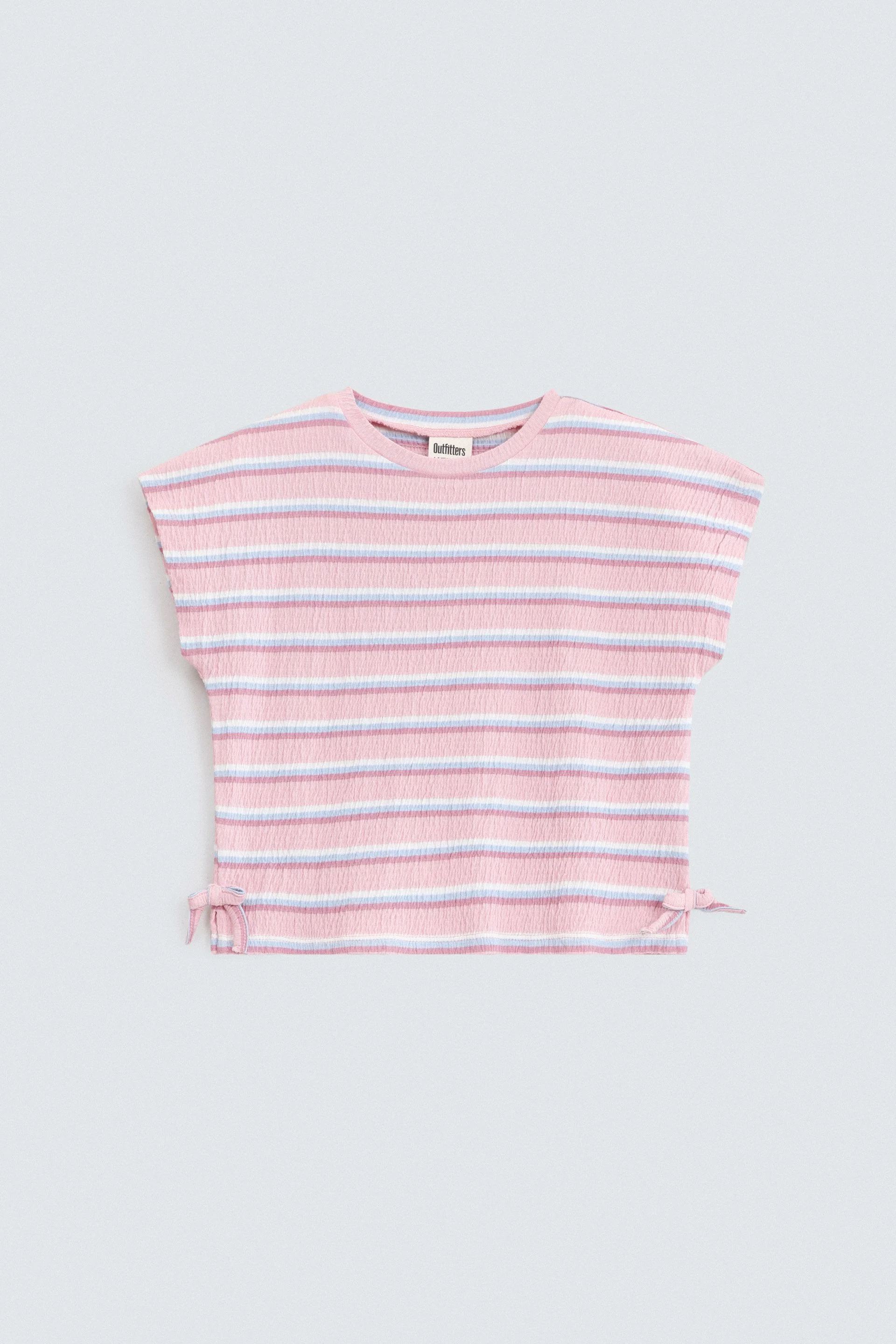 Textured Striped T-Shirt