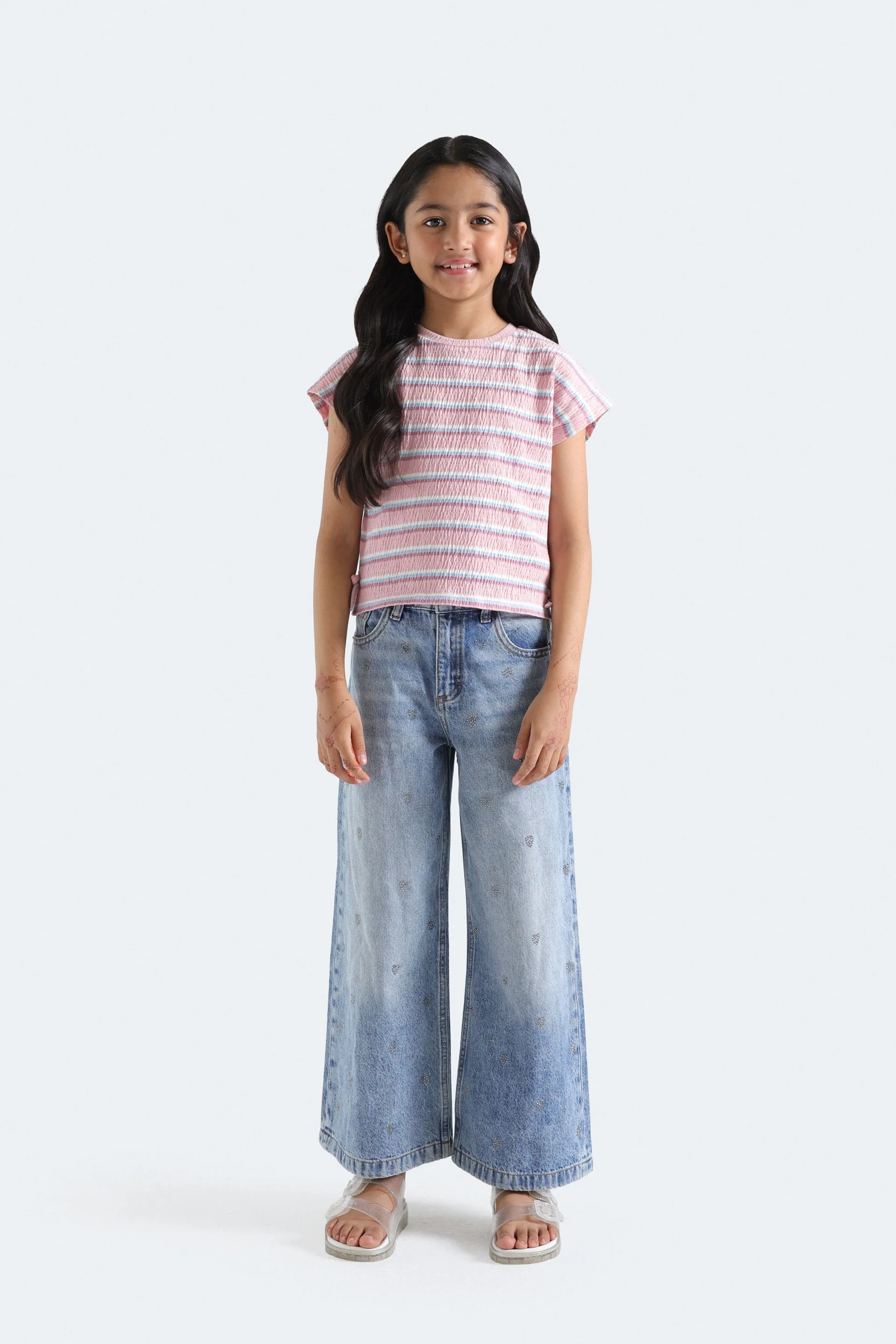 Textured Striped T-Shirt - Image 4