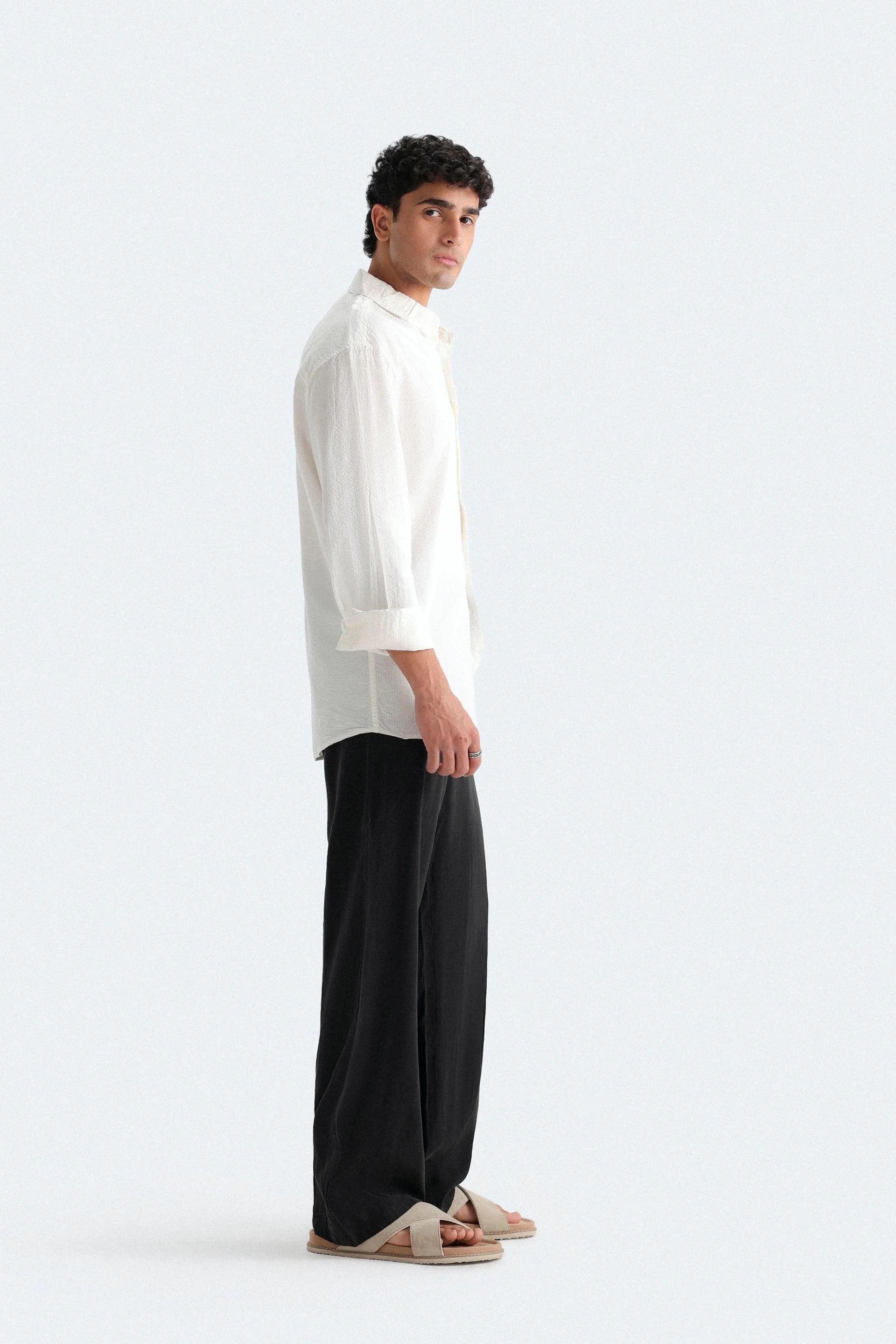 Straight Fit Trousers - Image 3