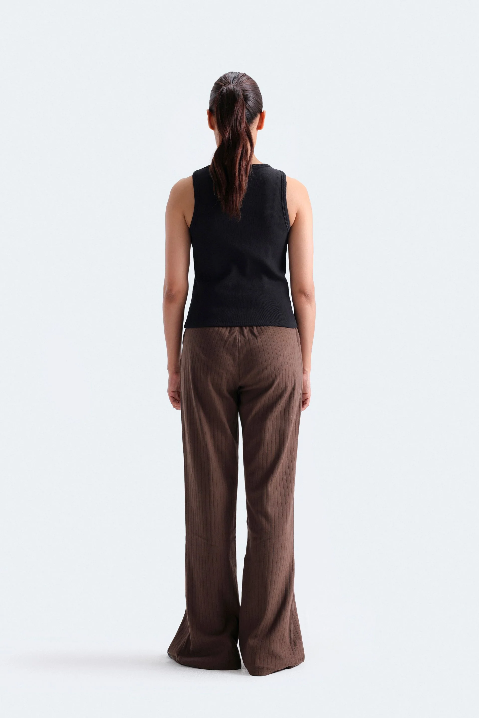 High-Waisted Flared Trousers - Image 11