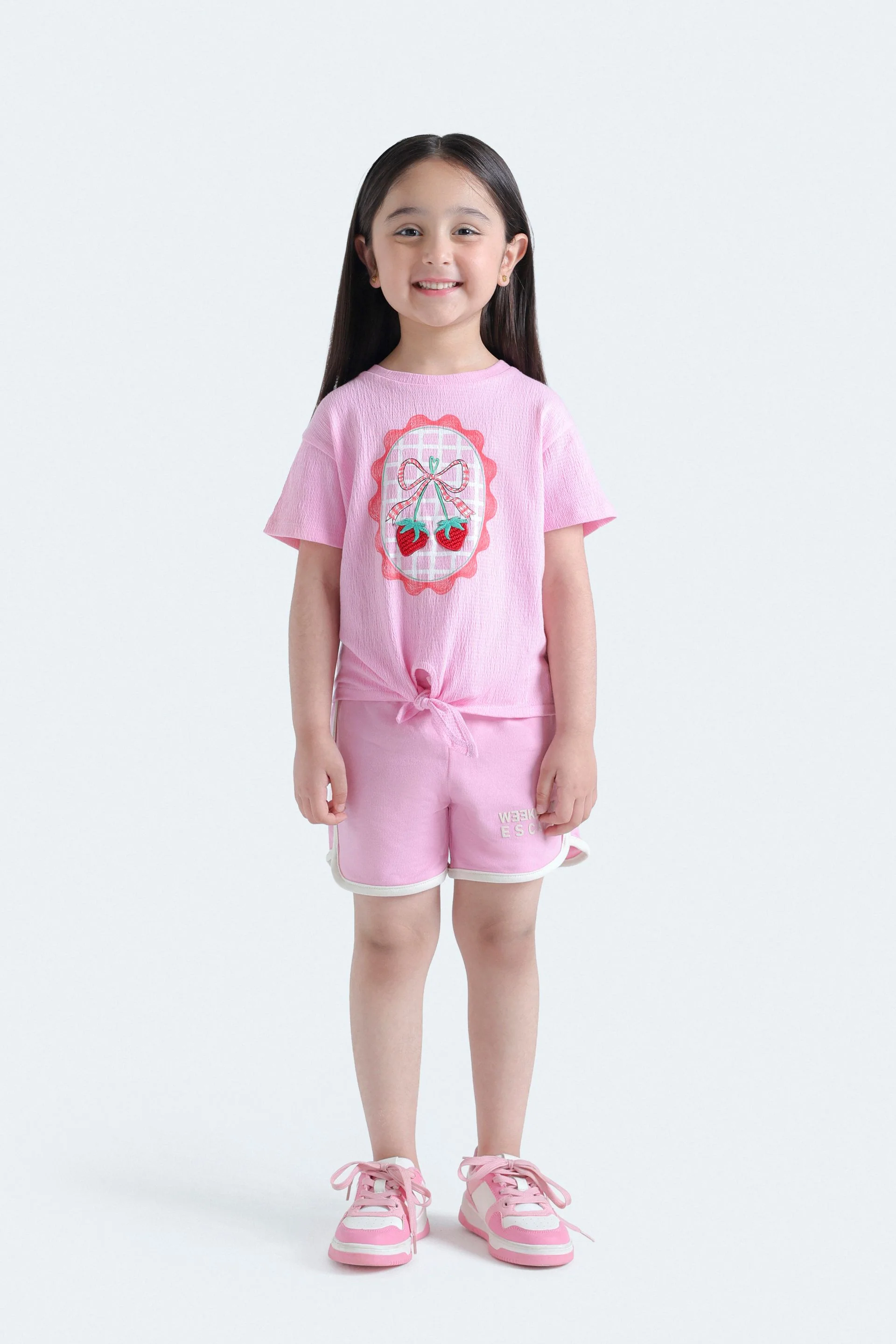 Cropped Embroidered T-Shirt - Image 4