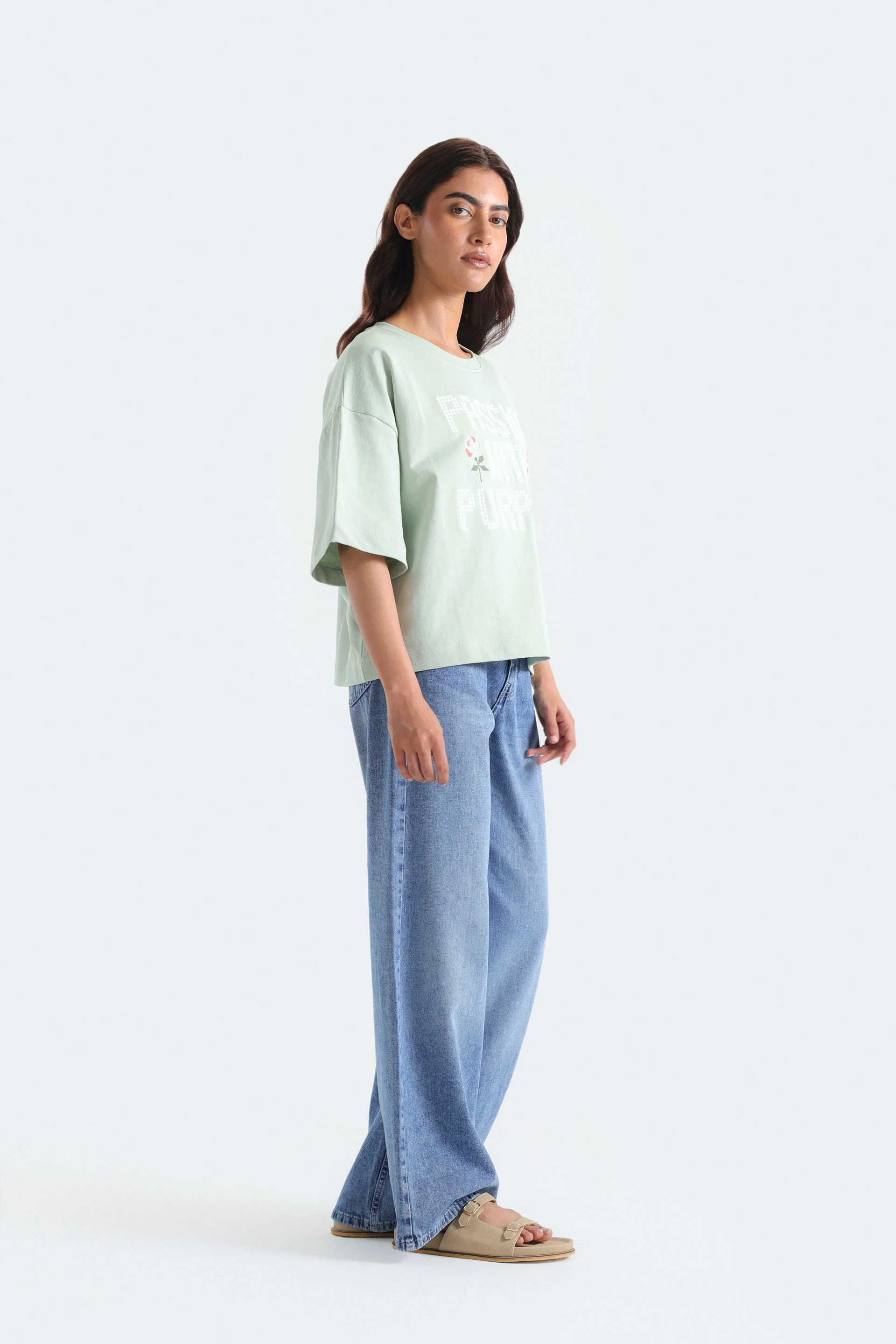 Wide Leg Jeans - Image 3