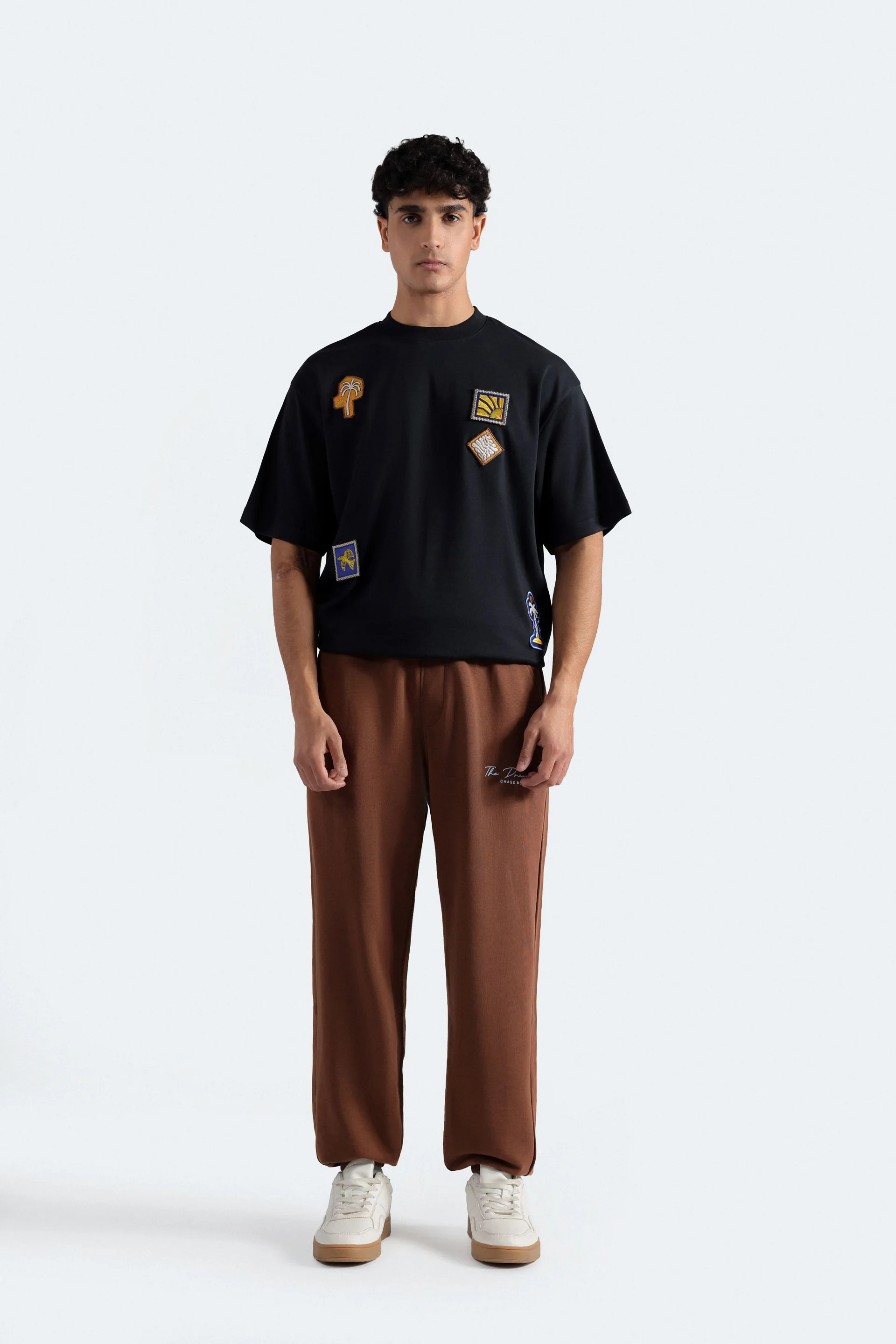Slogan Print Jogger Trousers
