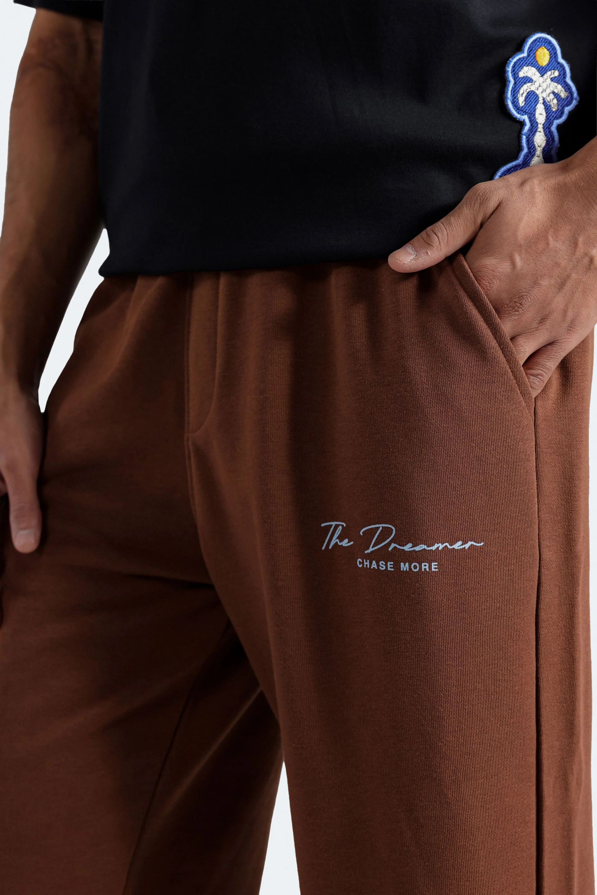 Slogan Print Jogger Trousers - Image 2