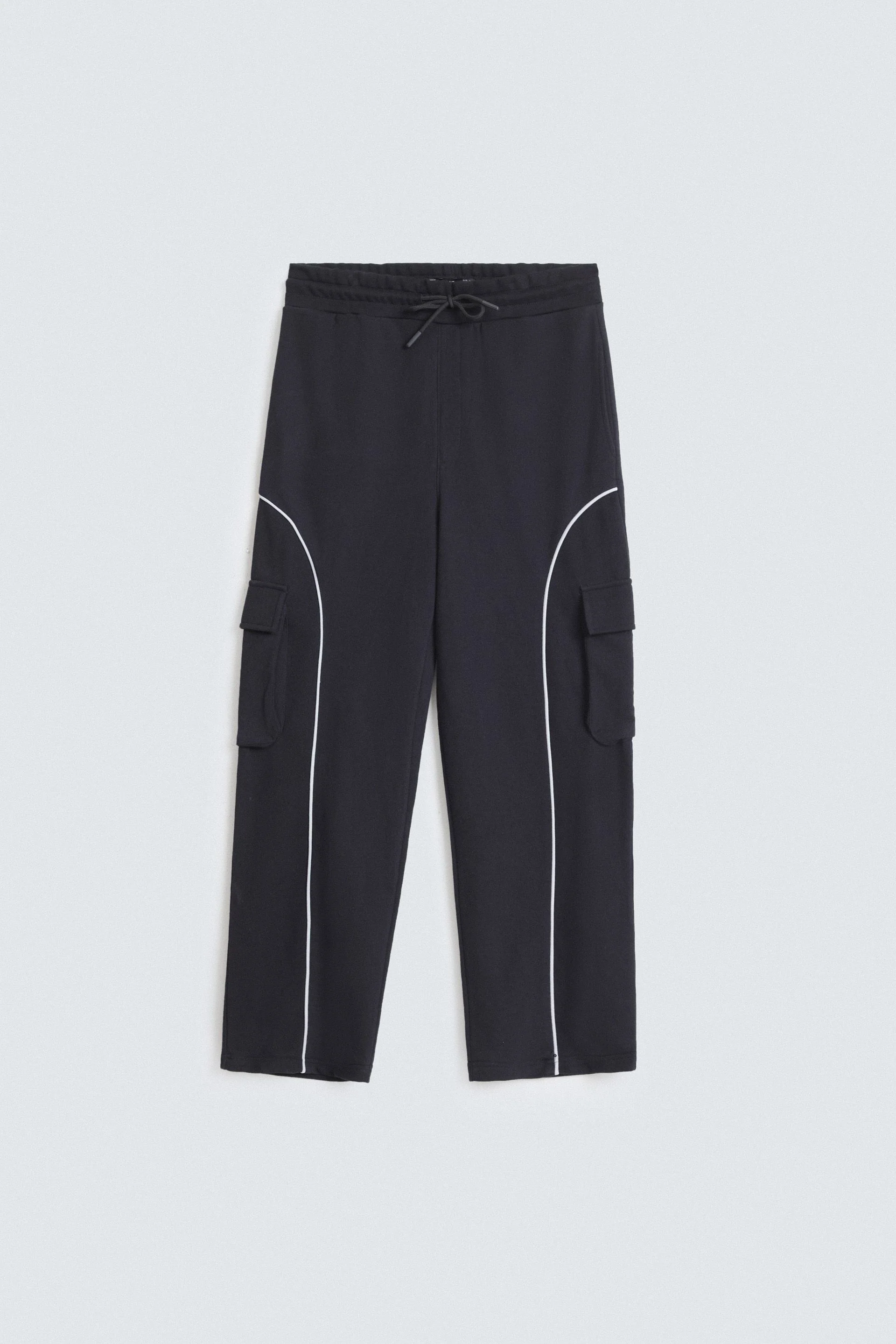 Cargo Trousers With Piping Detail - Image 5