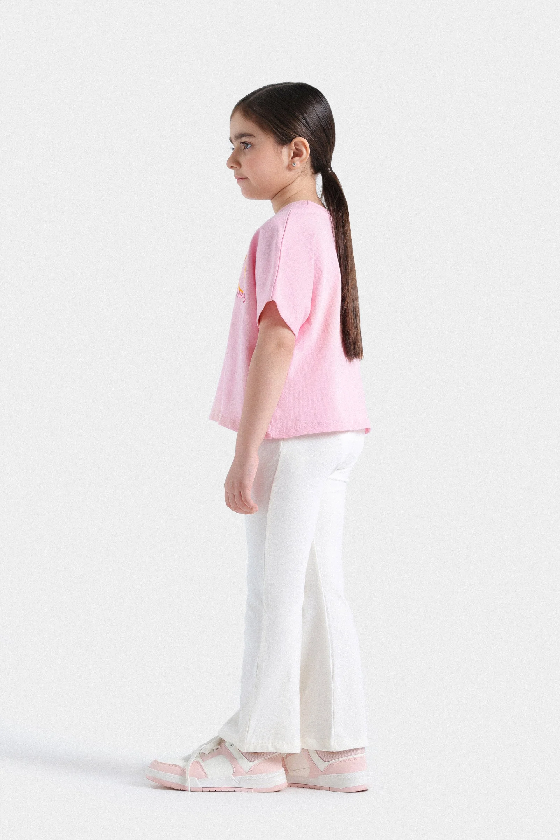 Cropped Relaxed Fit Graphic T-Shirt - Image 5