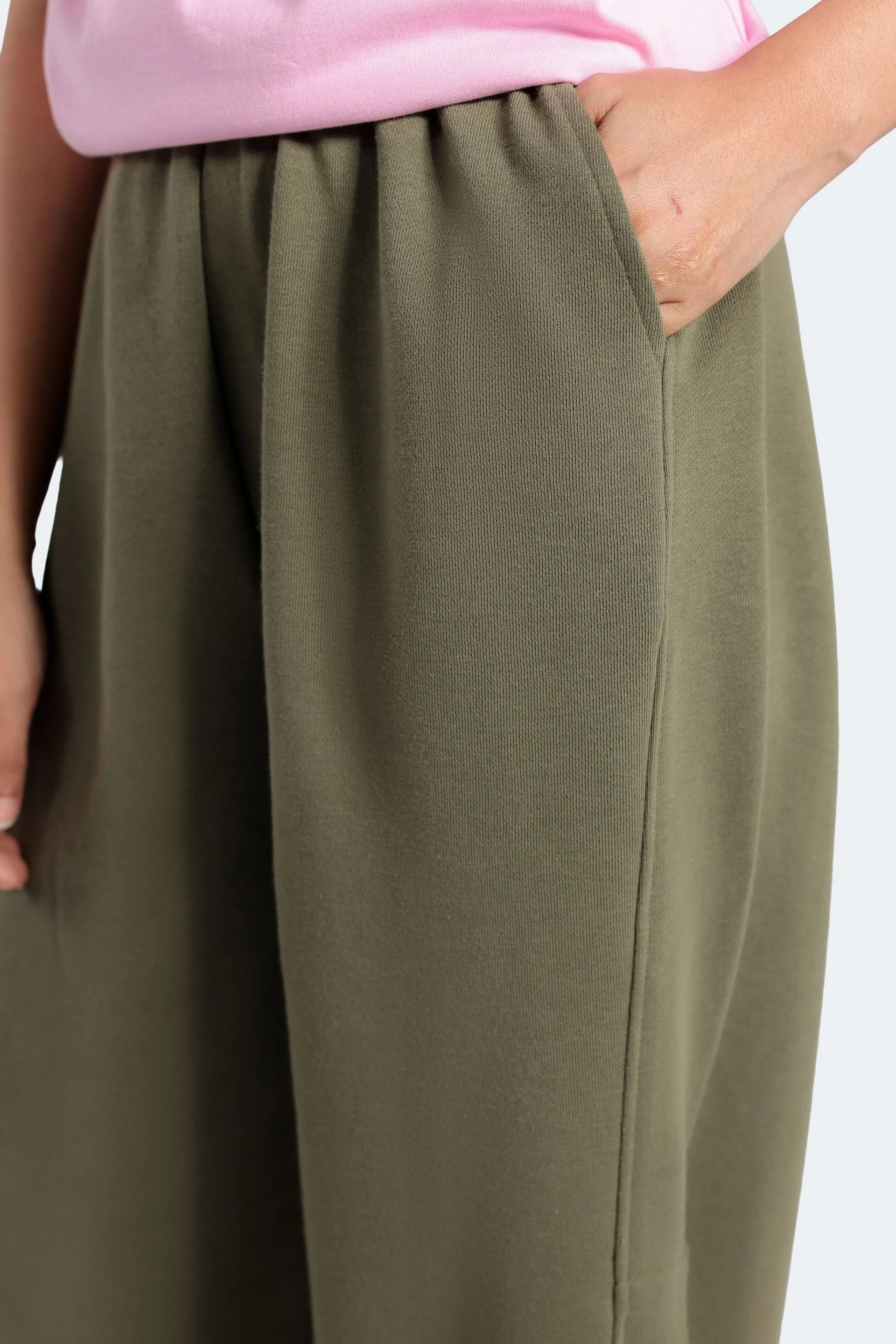 Cut & Sew Wide Leg Trousers - Image 2