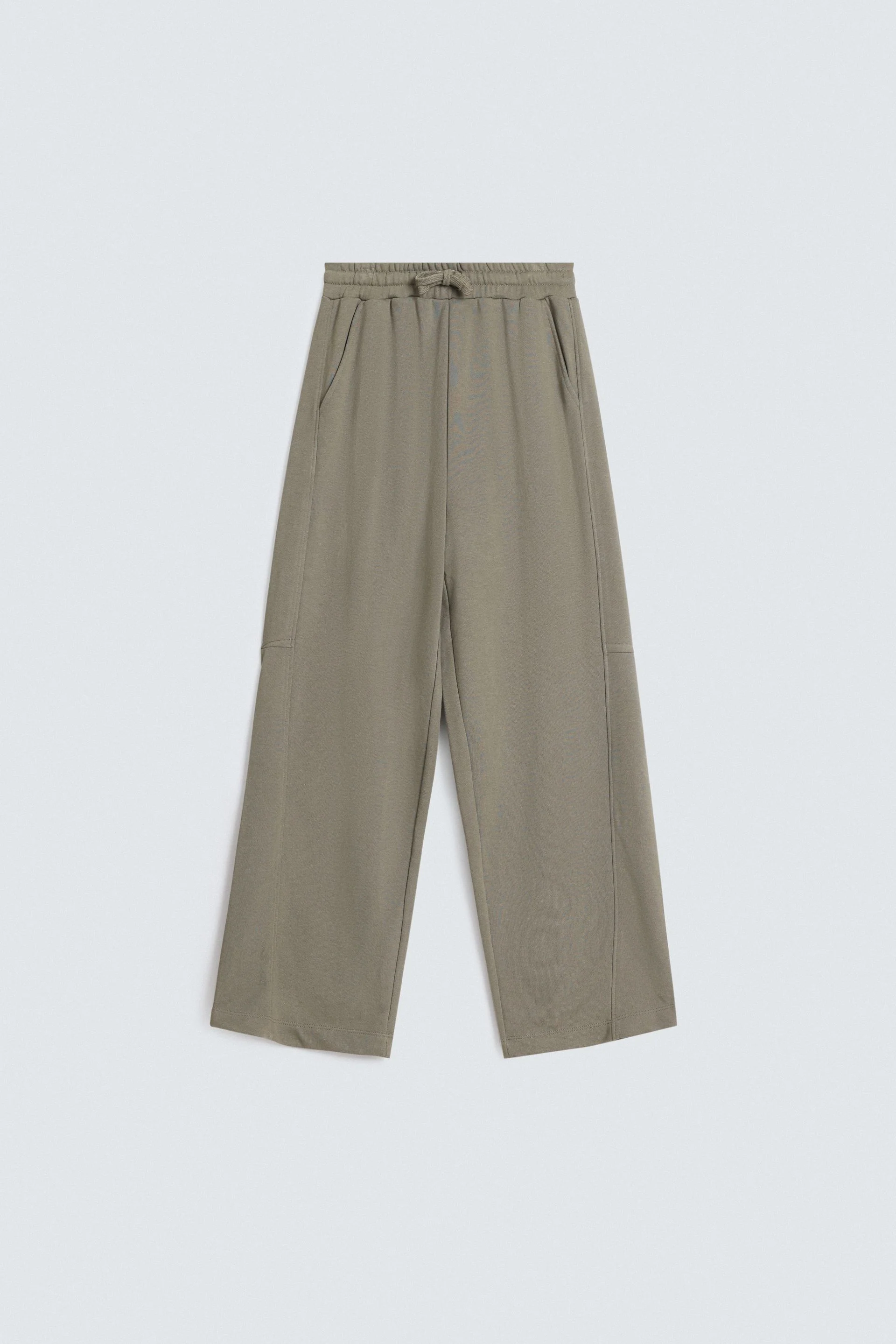 Cut & Sew Wide Leg Trousers - Image 5