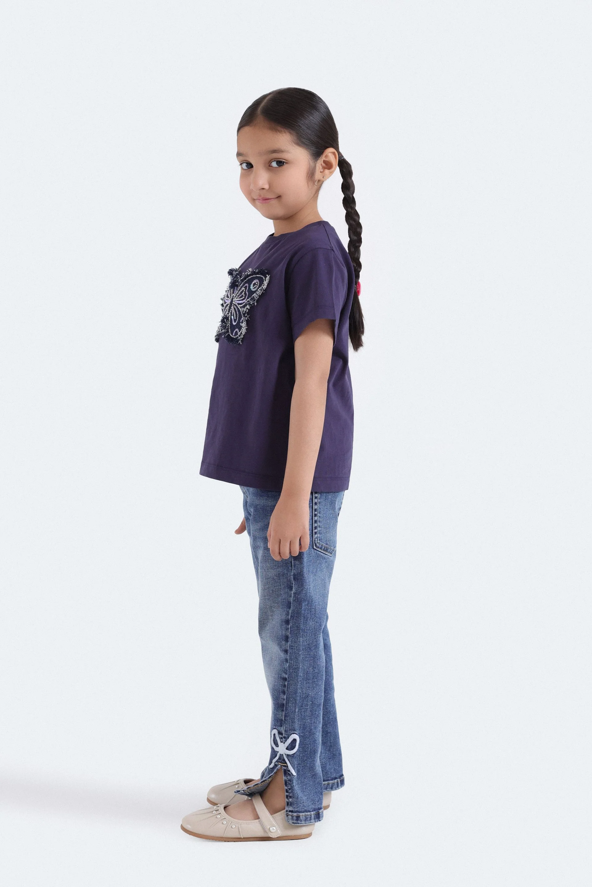 Cropped Embellished T-Shirt - Image 6