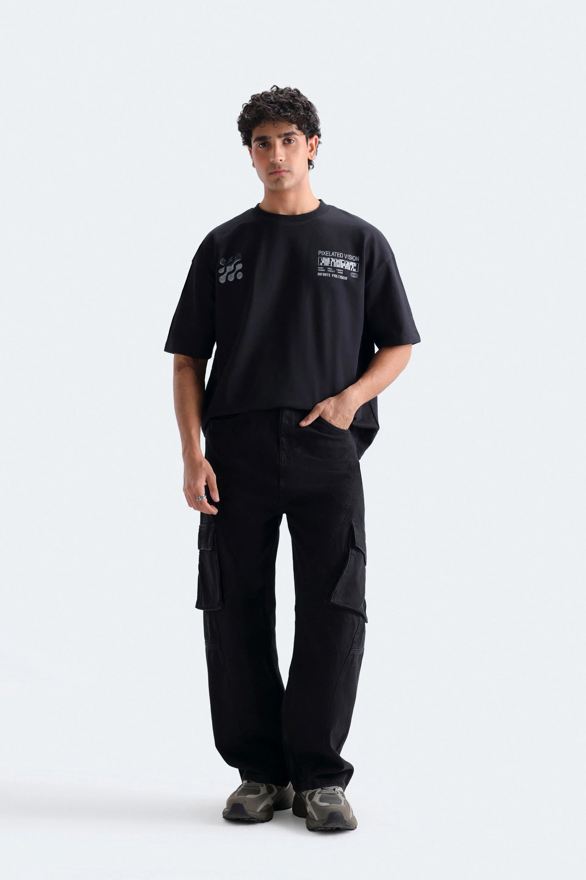 Baggy Fit Cargo Jeans
