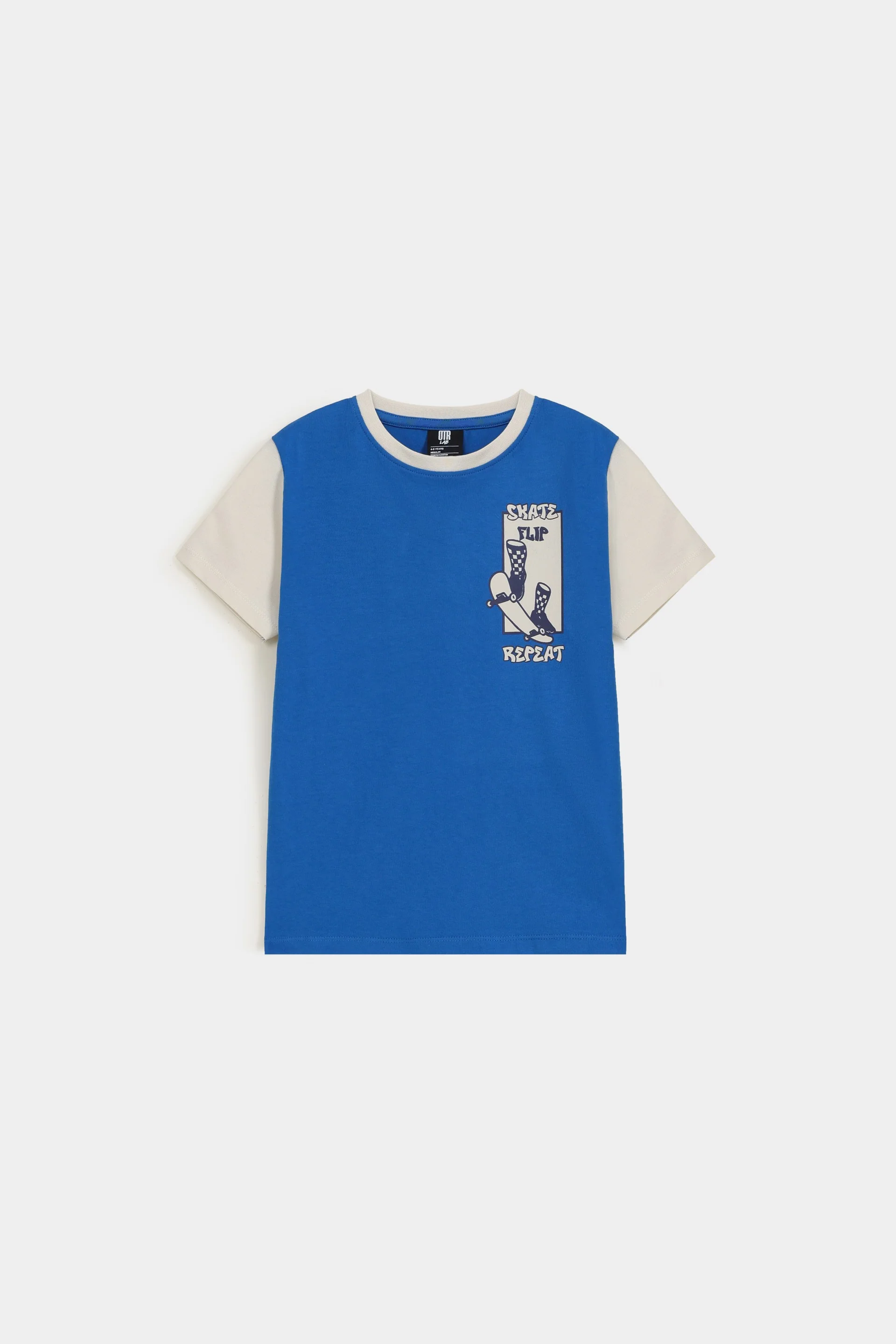 Color-Block Graphic T-Shirt