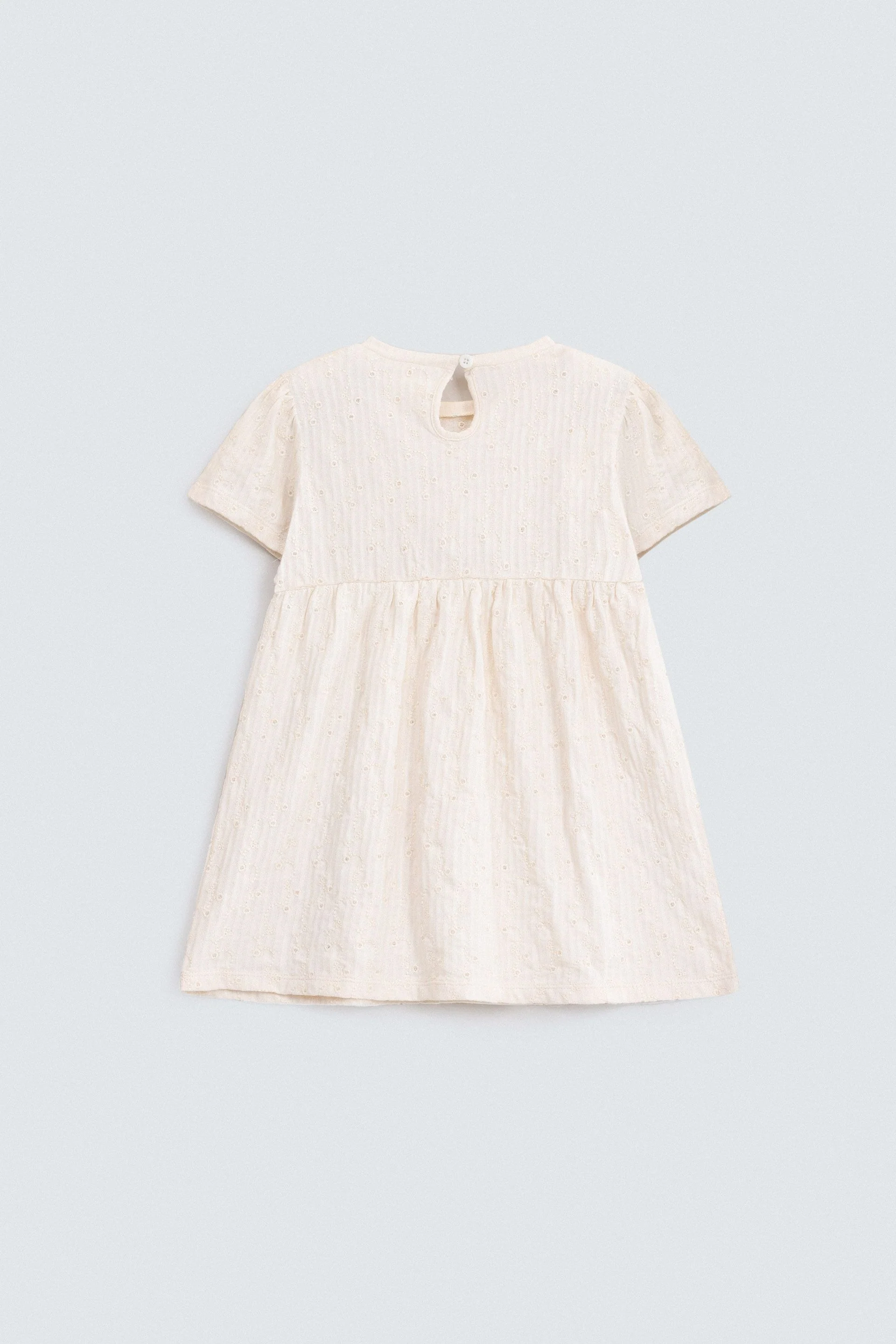 Embroidered Textured Dress - Image 2