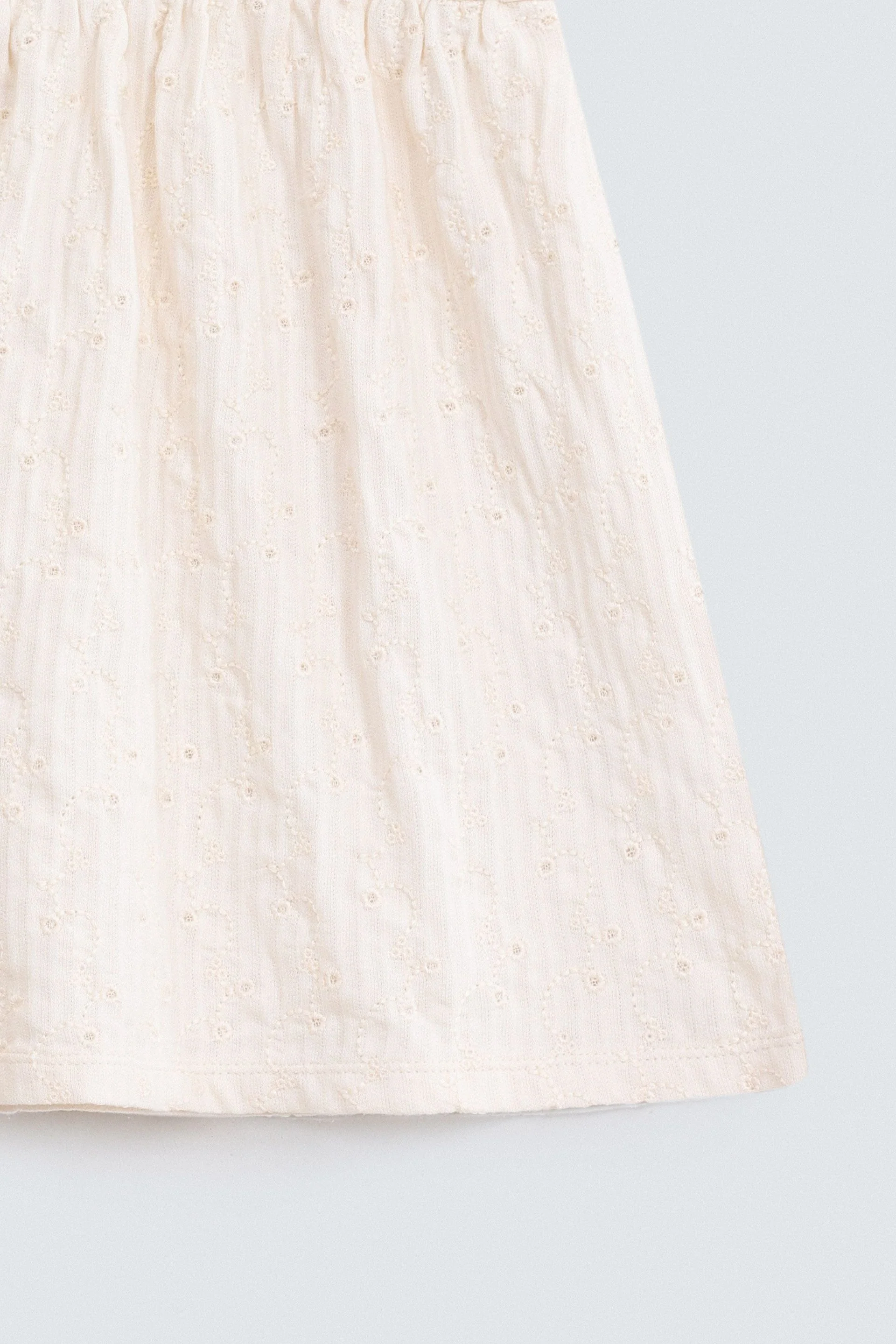 Embroidered Textured Dress - Image 3