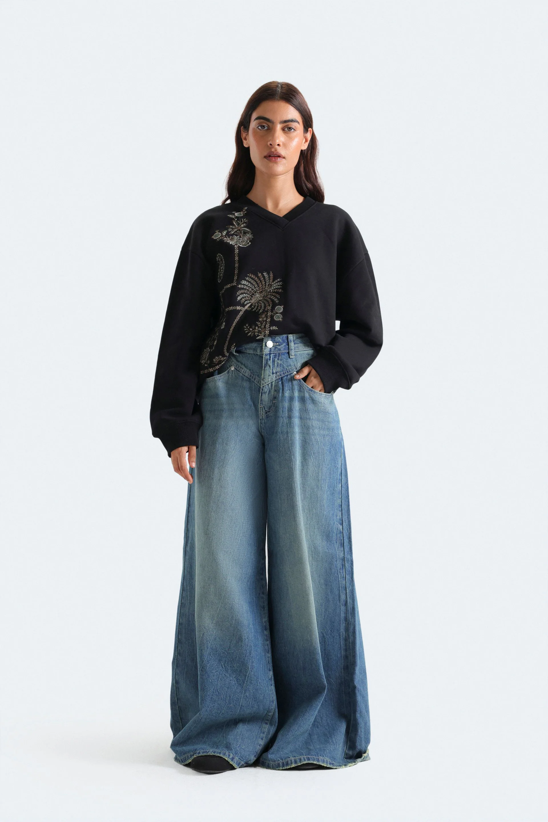 Extreme Wide Leg Jeans