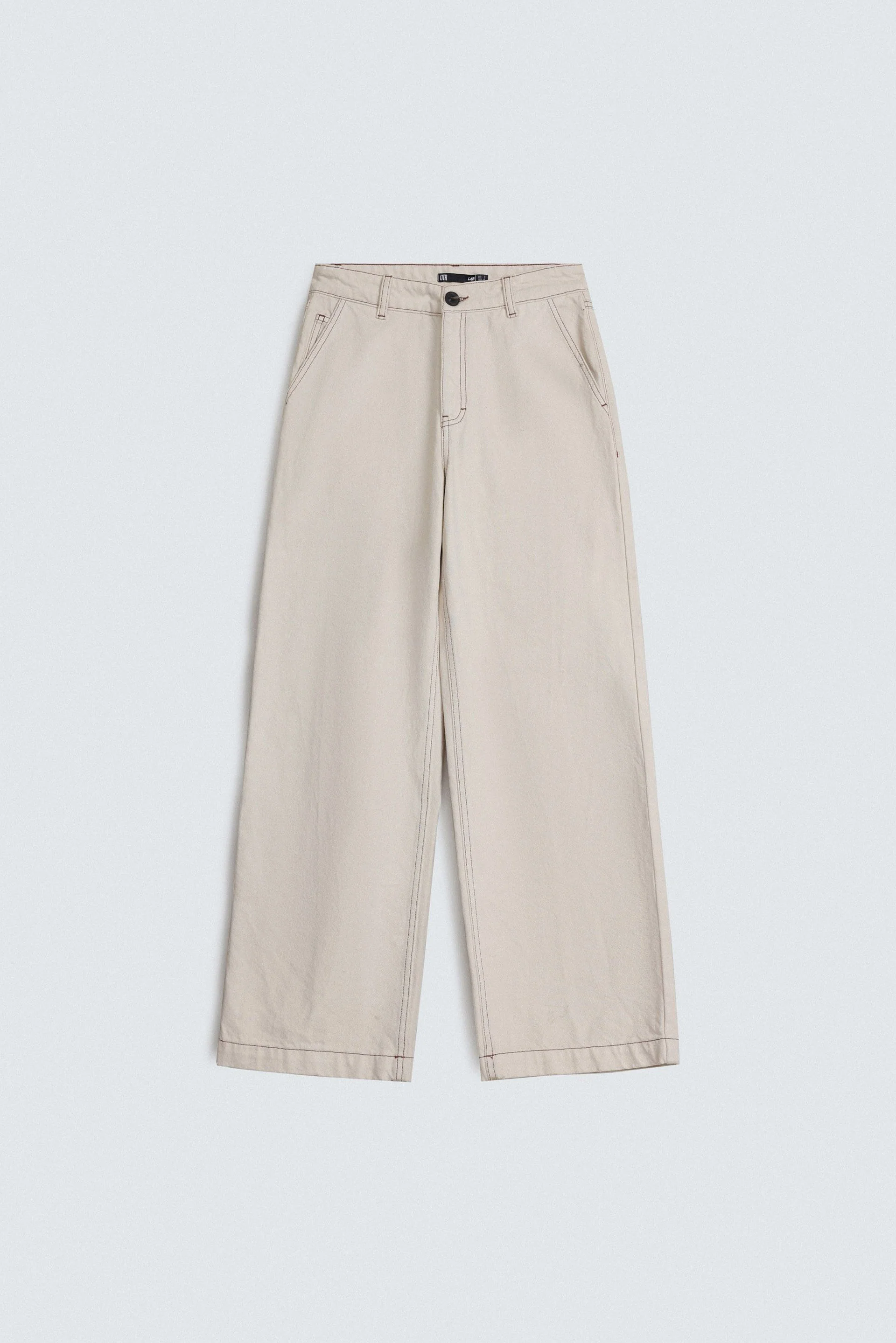 Non-Denim Straight Fit Pants - Image 9