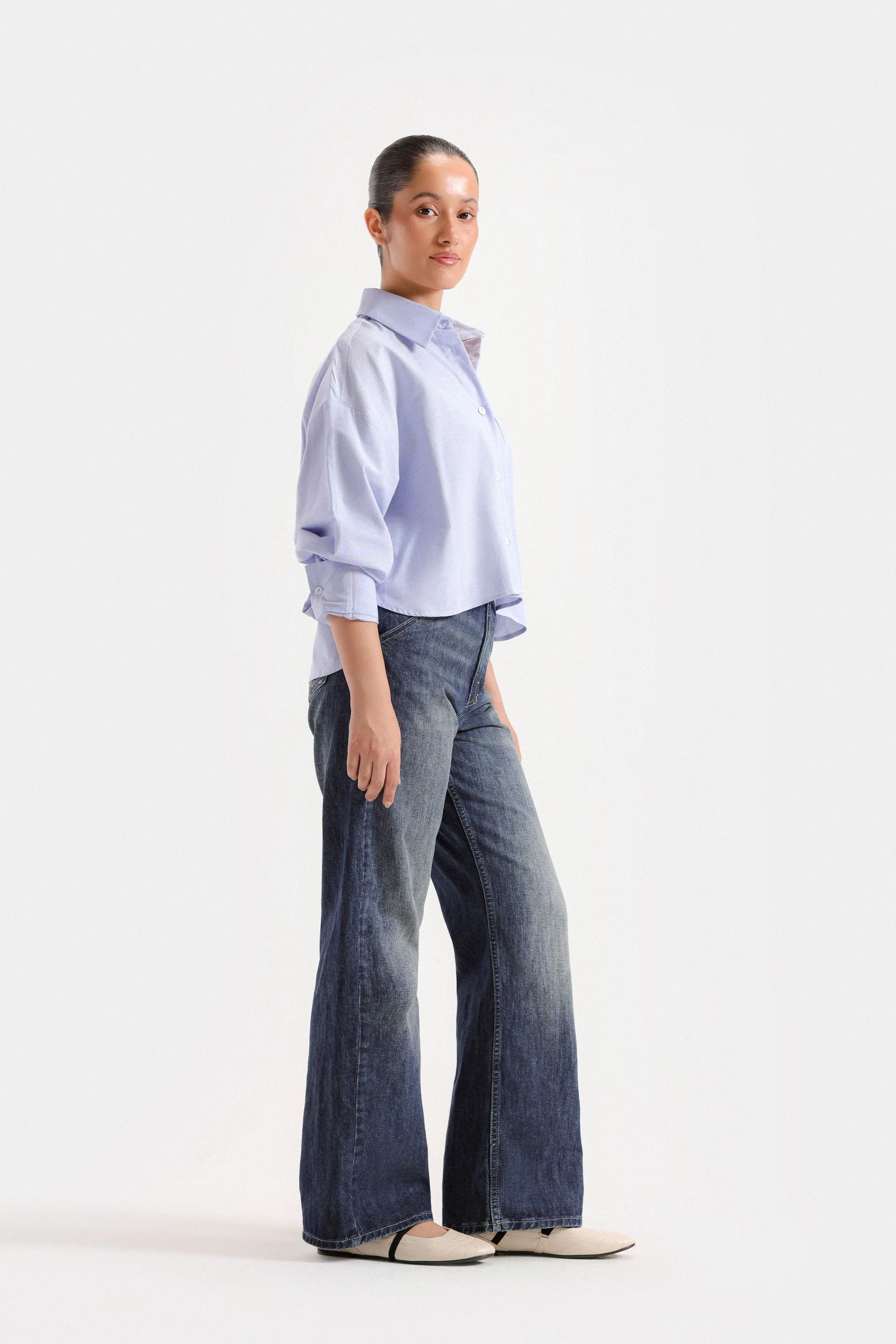 Basic Oversized Shirt - Image 3