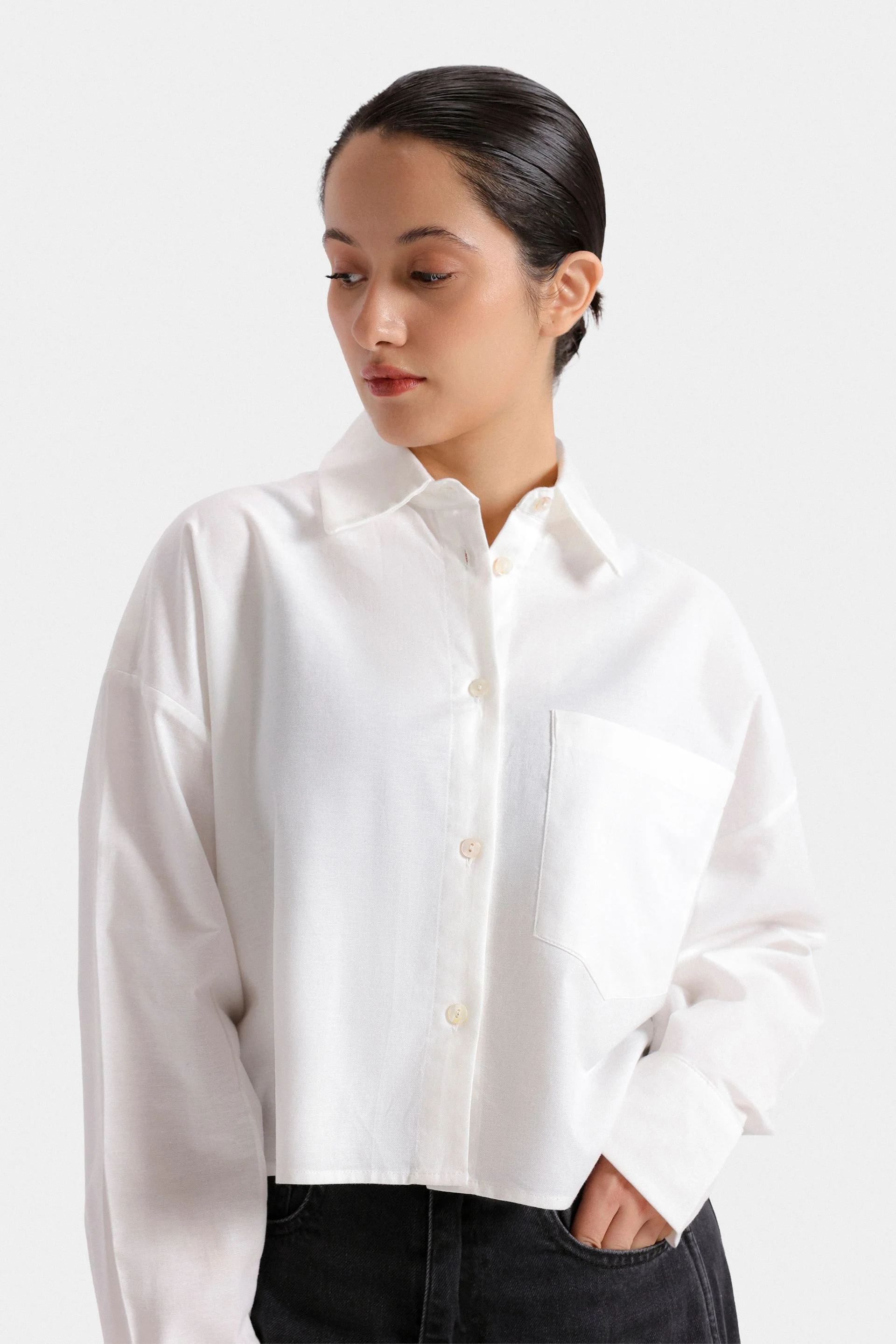Basic Oversized Shirt - Image 9