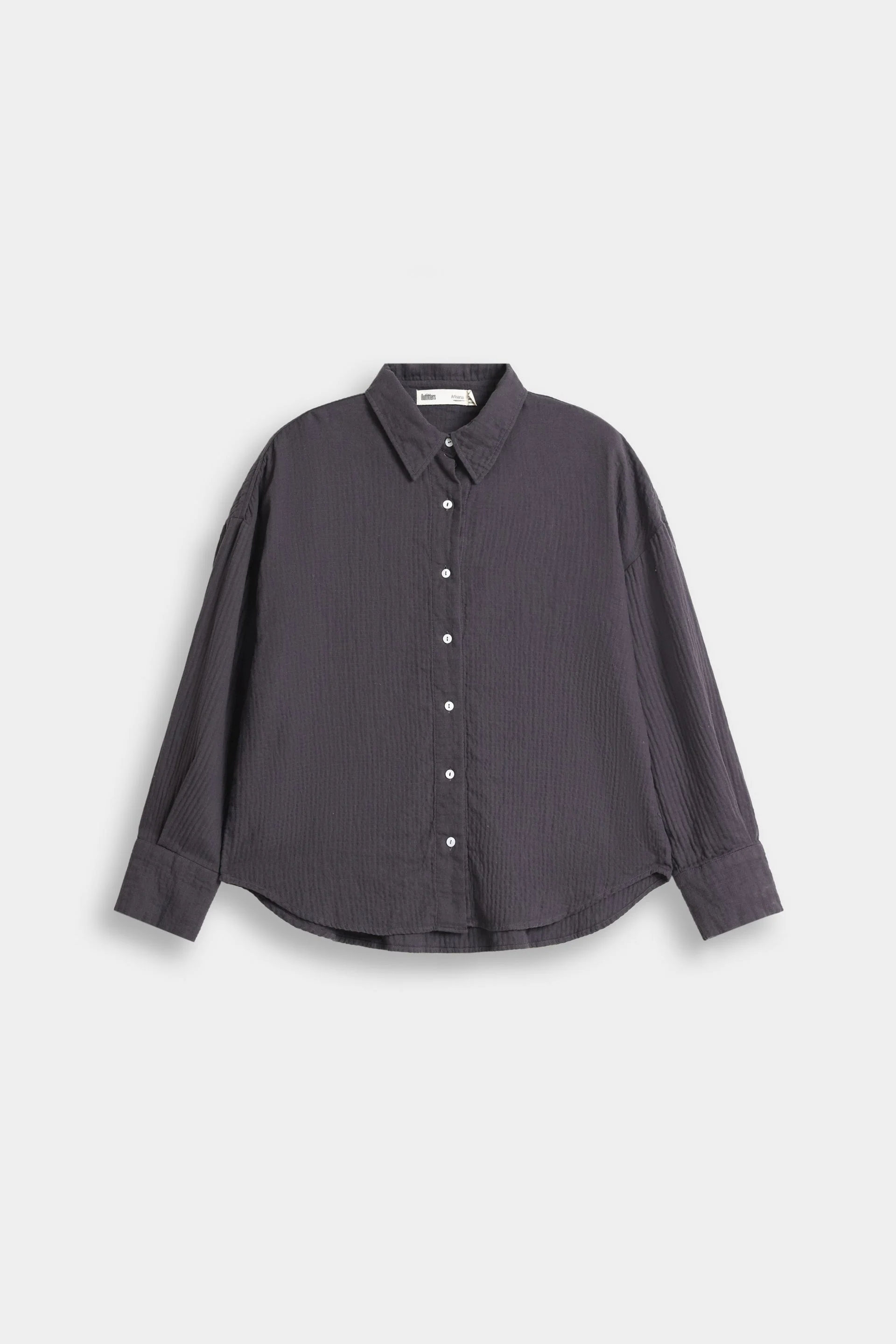 Textured Button-Up Shirt - Image 5