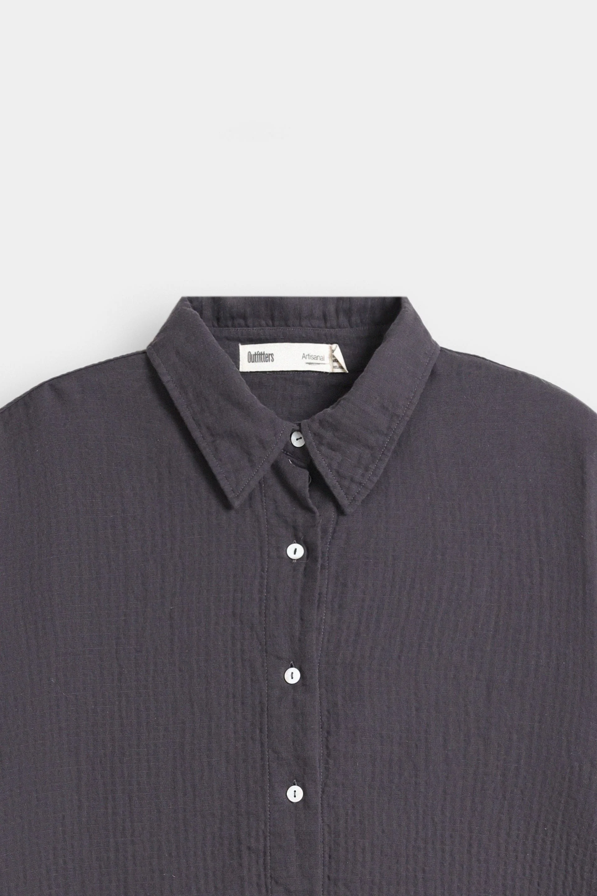 Textured Button-Up Shirt - Image 6