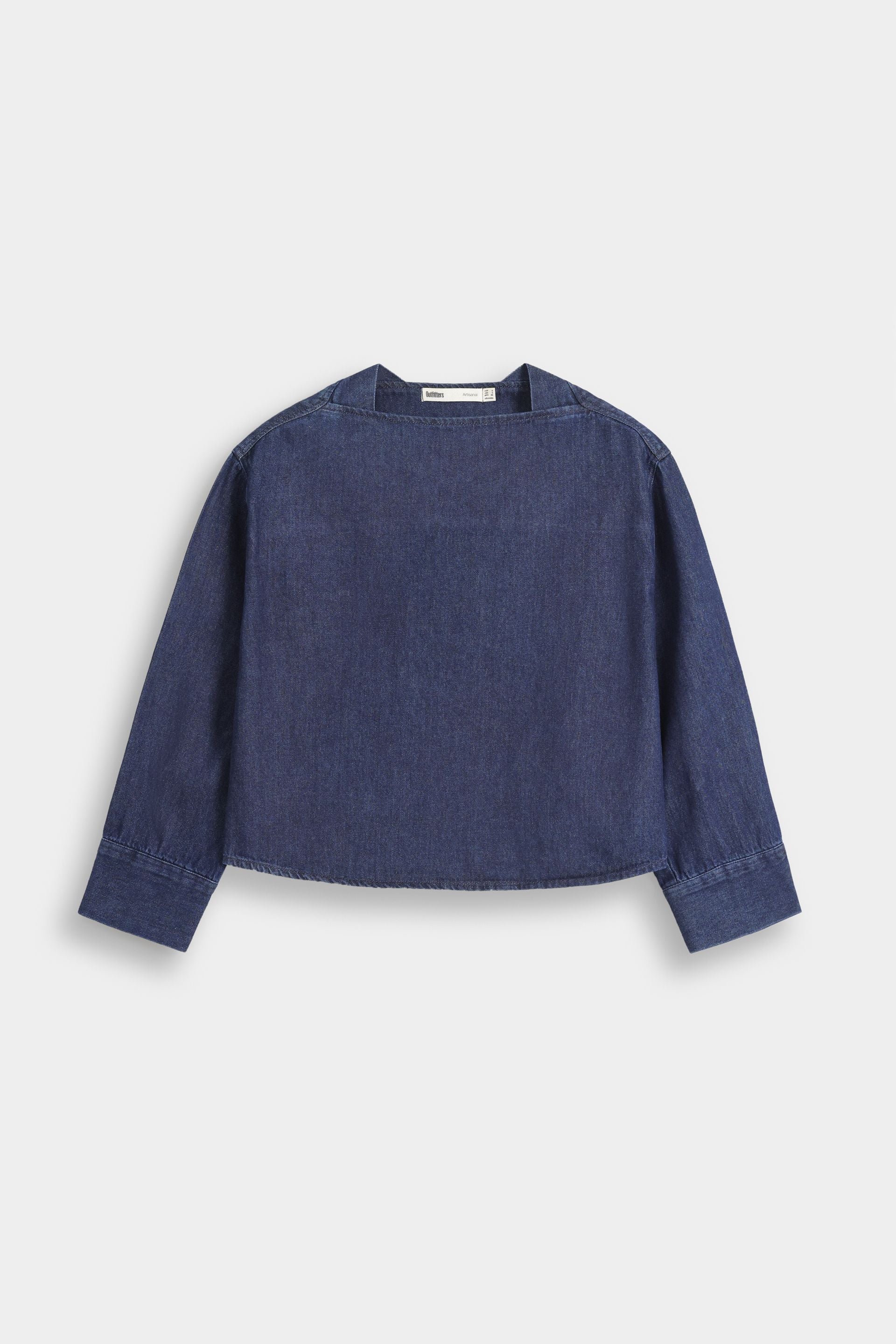 Super Cropped Denim Shirt