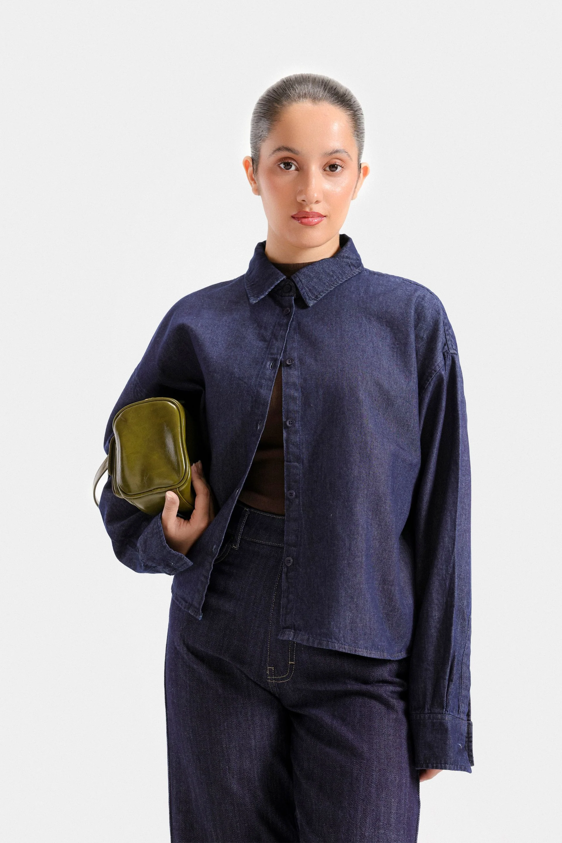 Basic Denim Shirt - Image 2