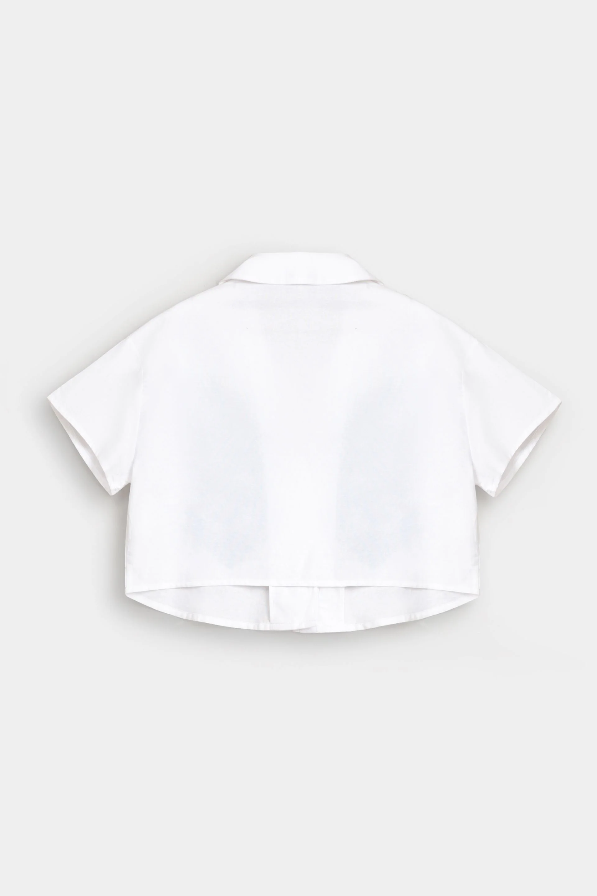 Cropped Embroidered Blouse - Image 7
