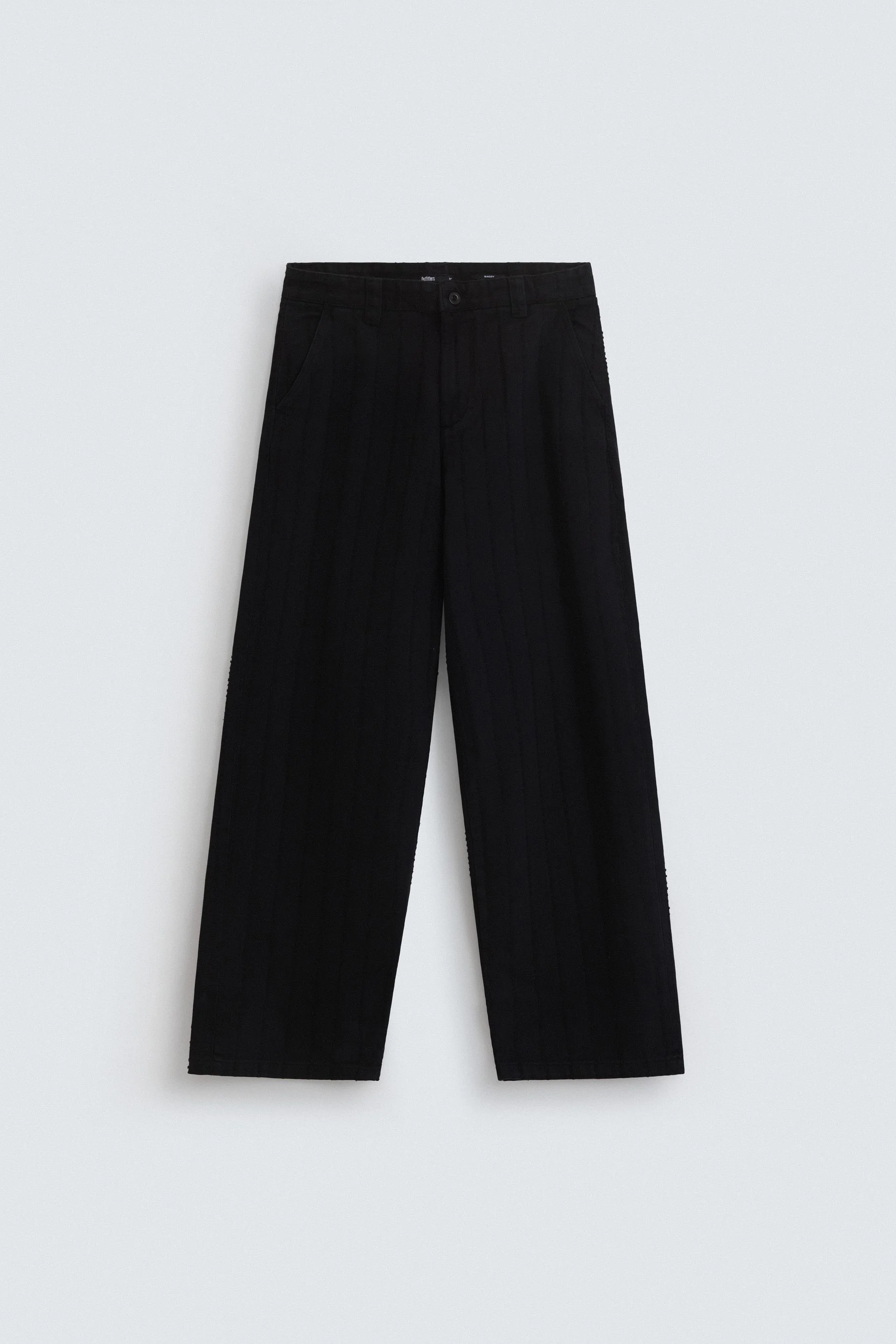Textured Baggy Fit Pants - Image 13