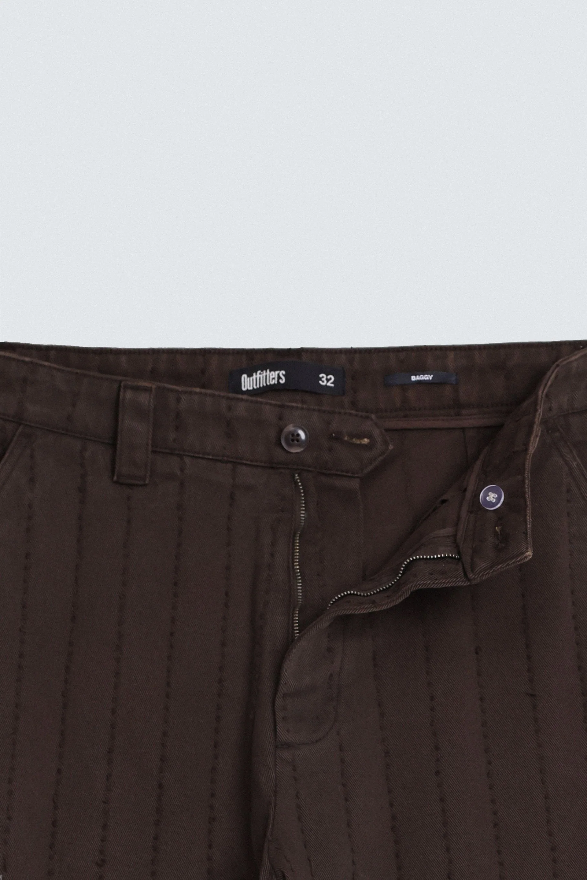 Textured Baggy Fit Pants - Image 6