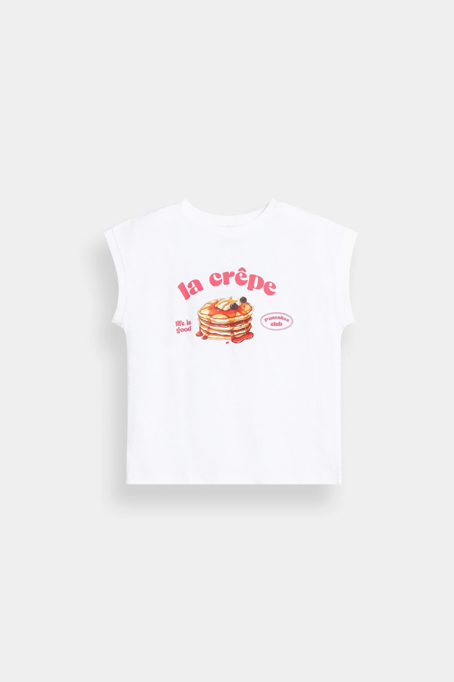 Cropped Graphic T-Shirt