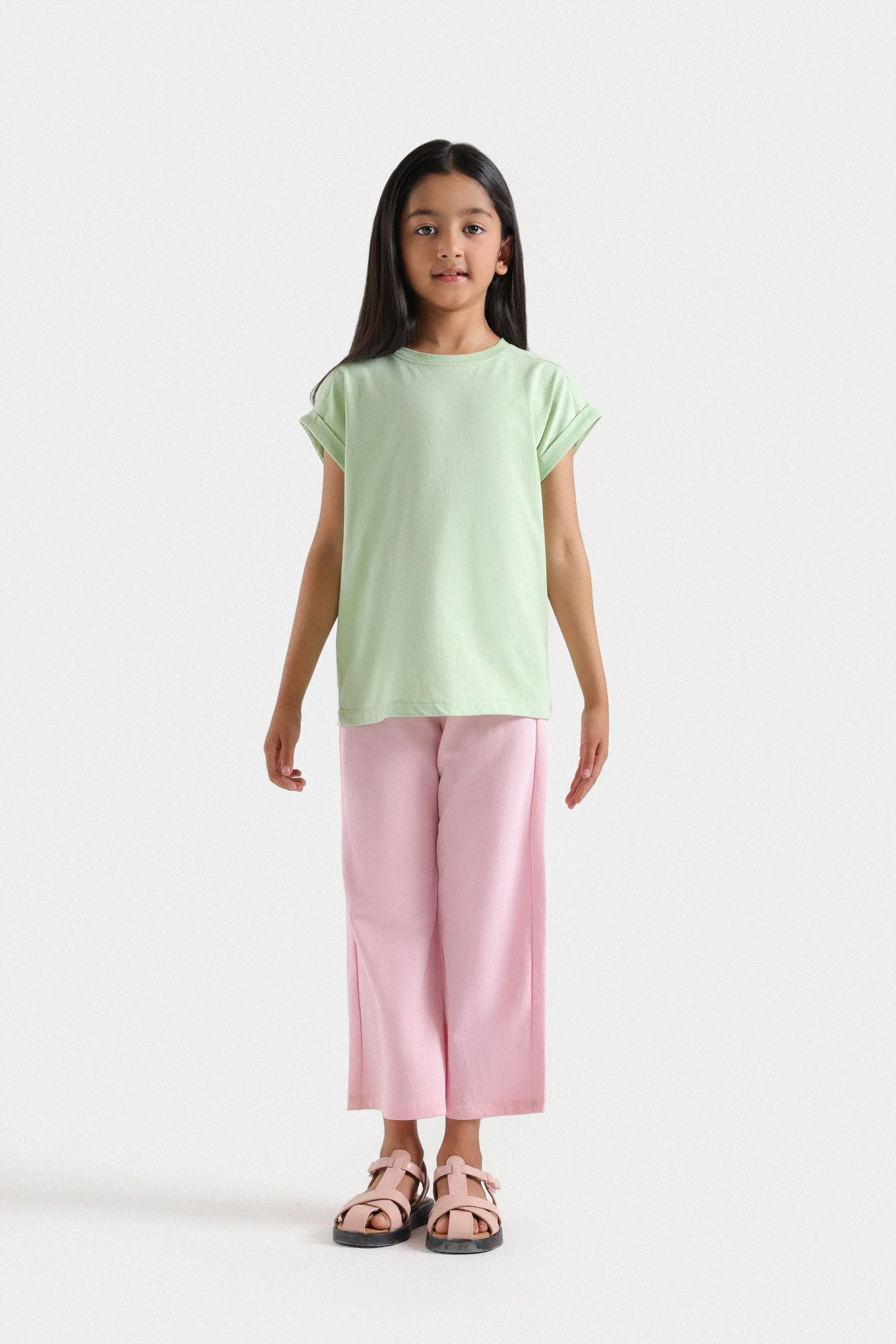 Basic T-Shirt With Kimono Sleeves - Image 4