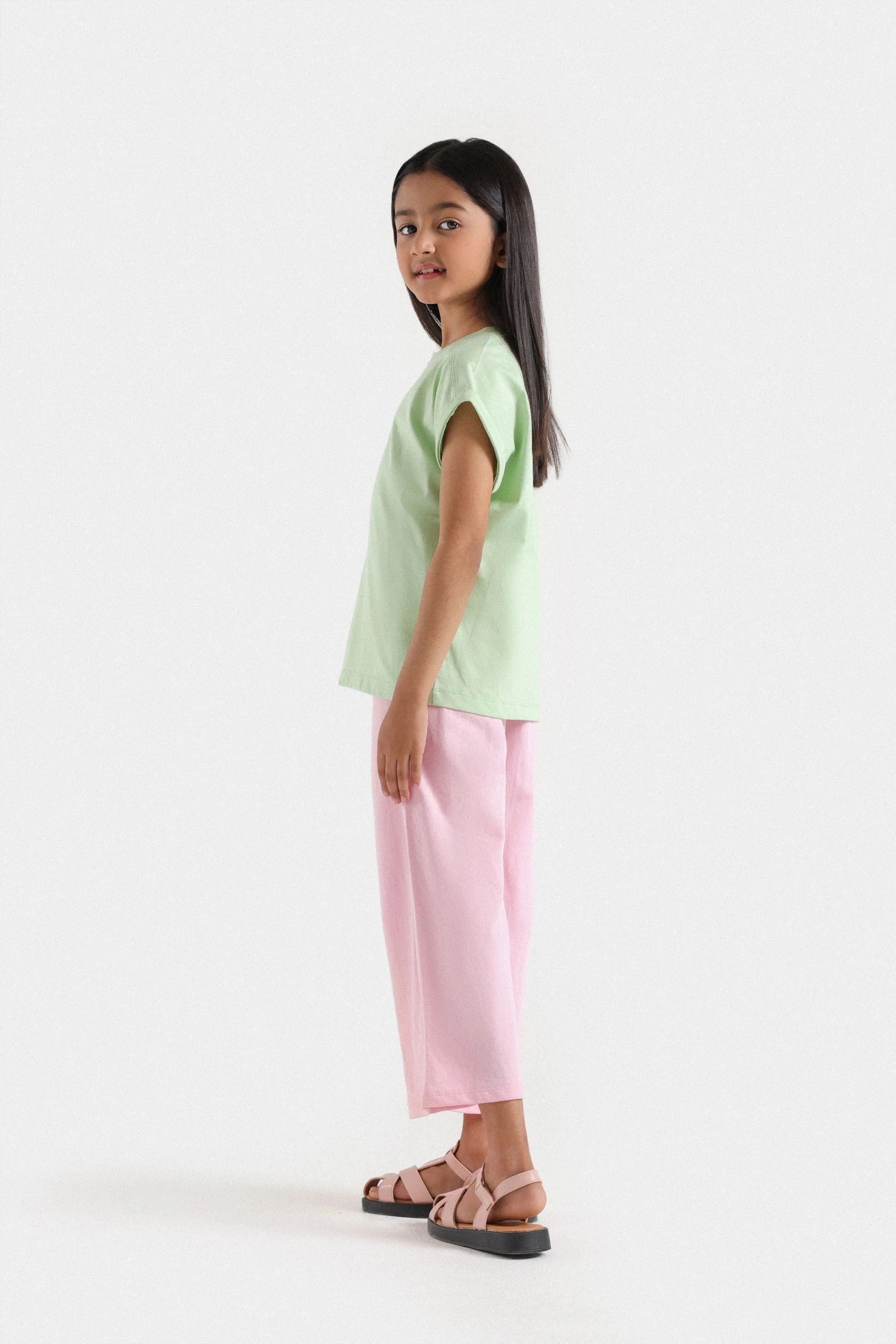 Basic T-Shirt With Kimono Sleeves - Image 5
