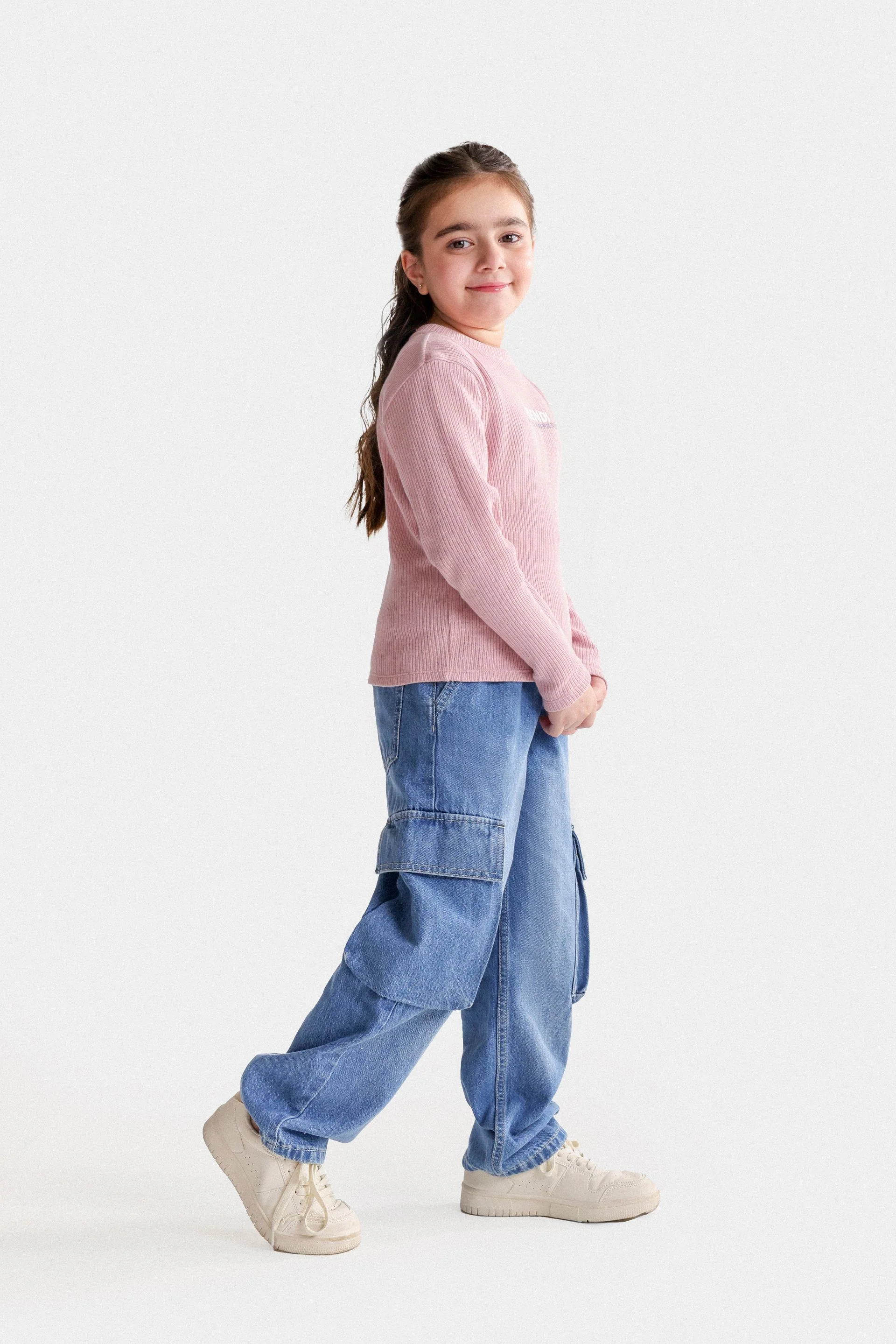 Cropped Embroidered T-Shirt - Image 11