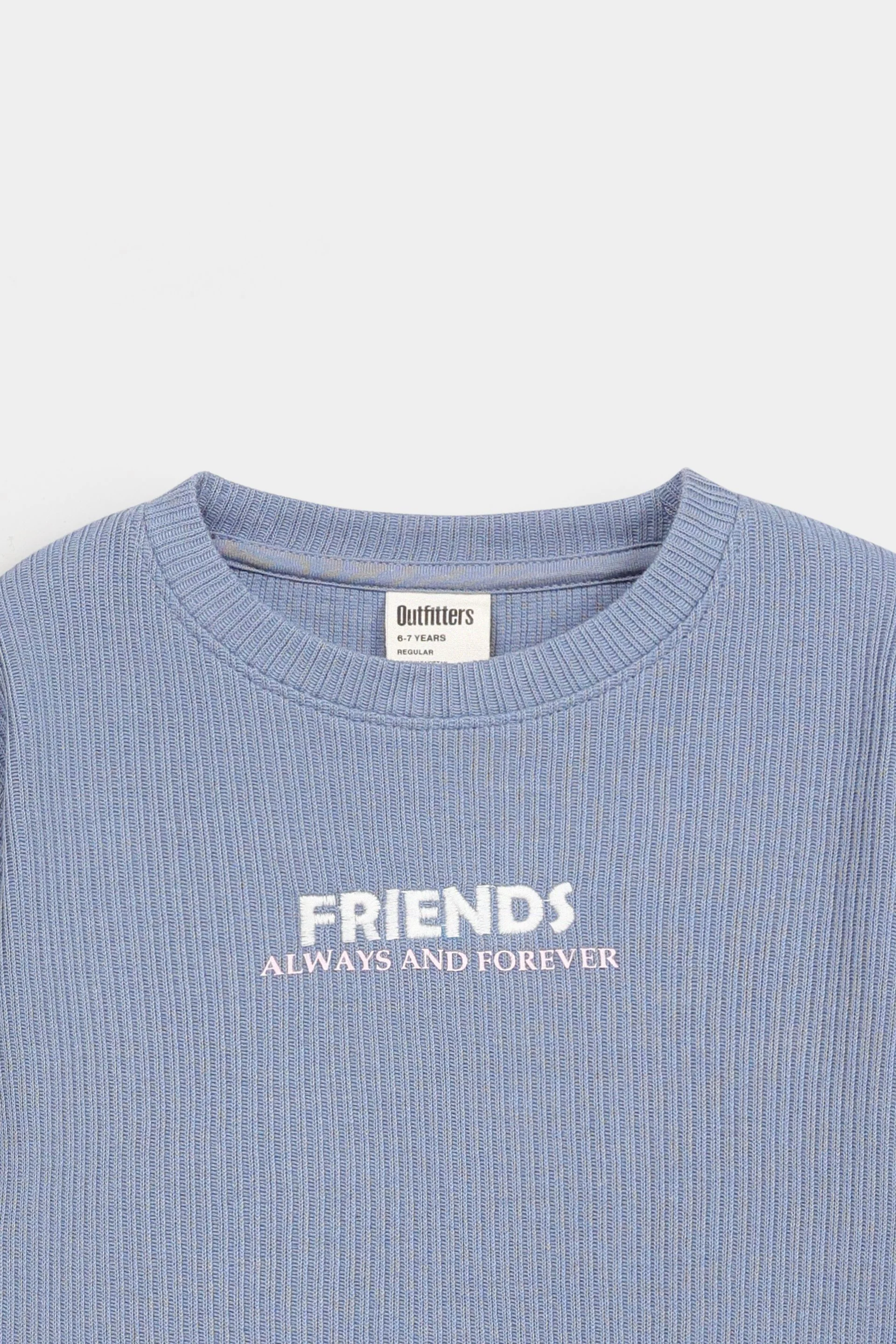 Cropped Embroidered T-Shirt - Image 2