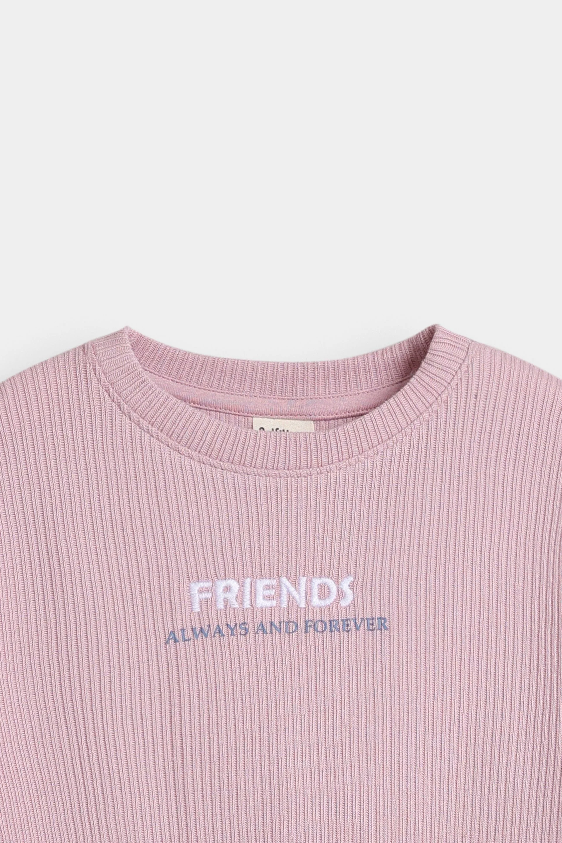 Cropped Embroidered T-Shirt - Image 8