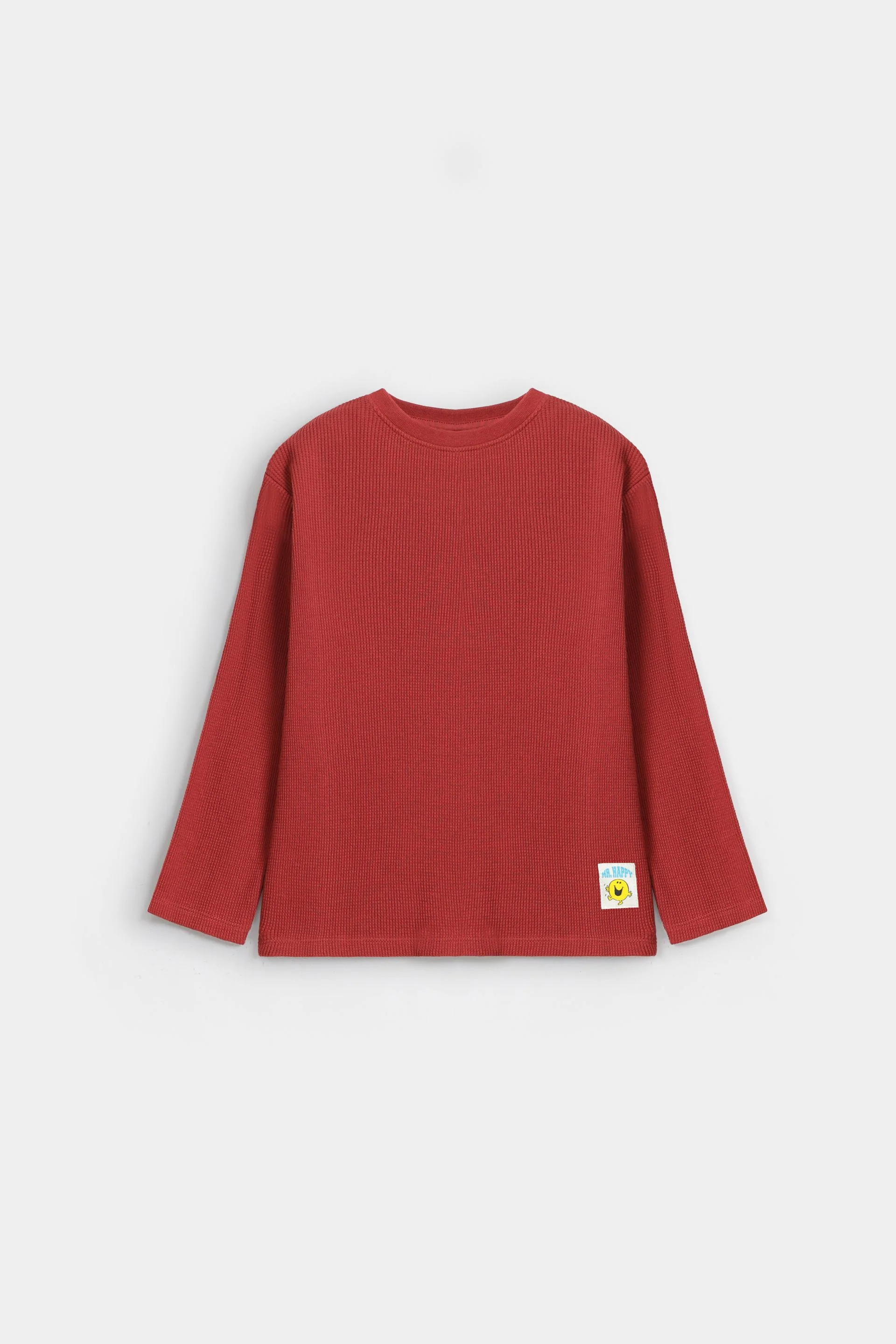 Textured Knit T-Shirt