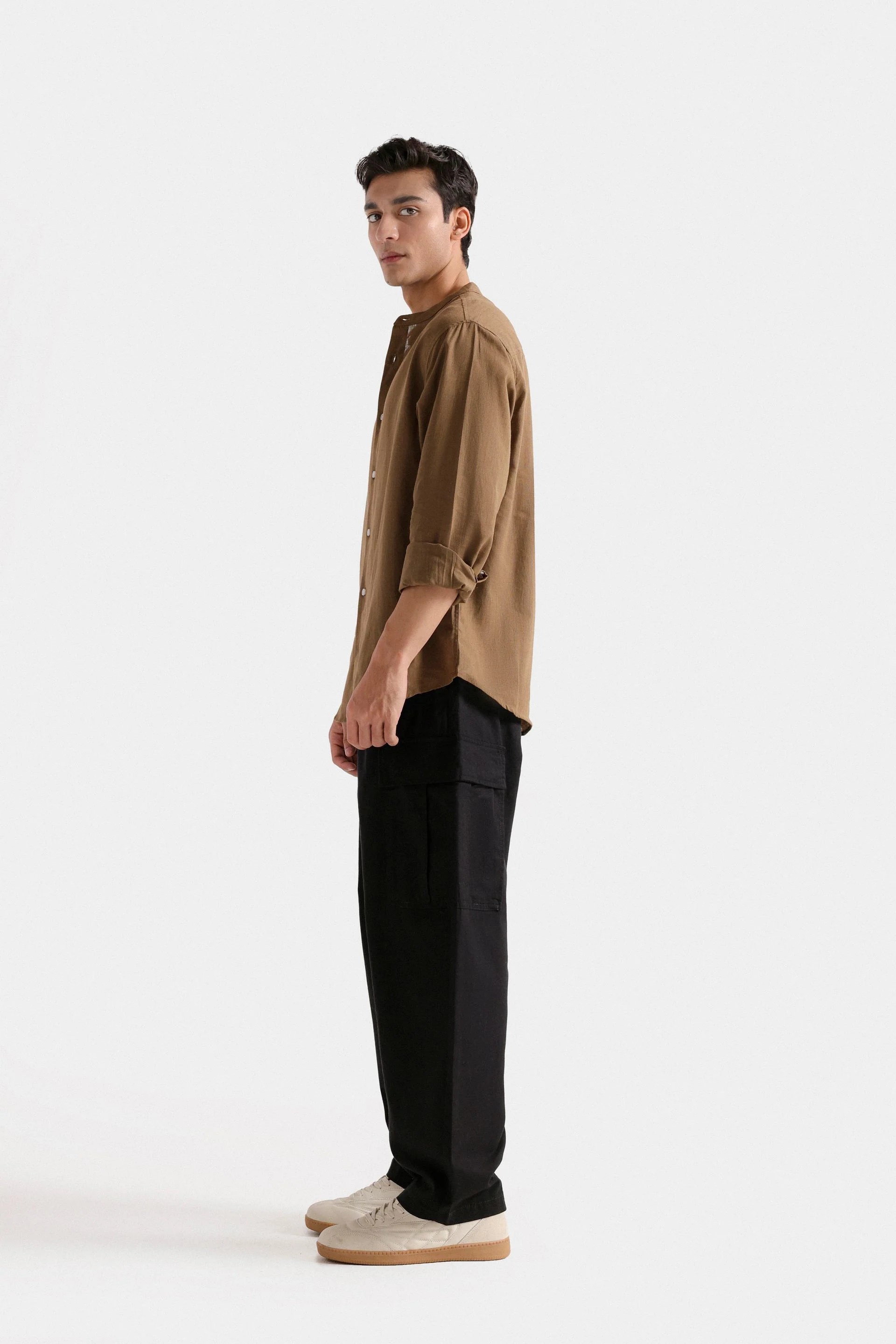 Mandarin Collar Shirt - Image 23