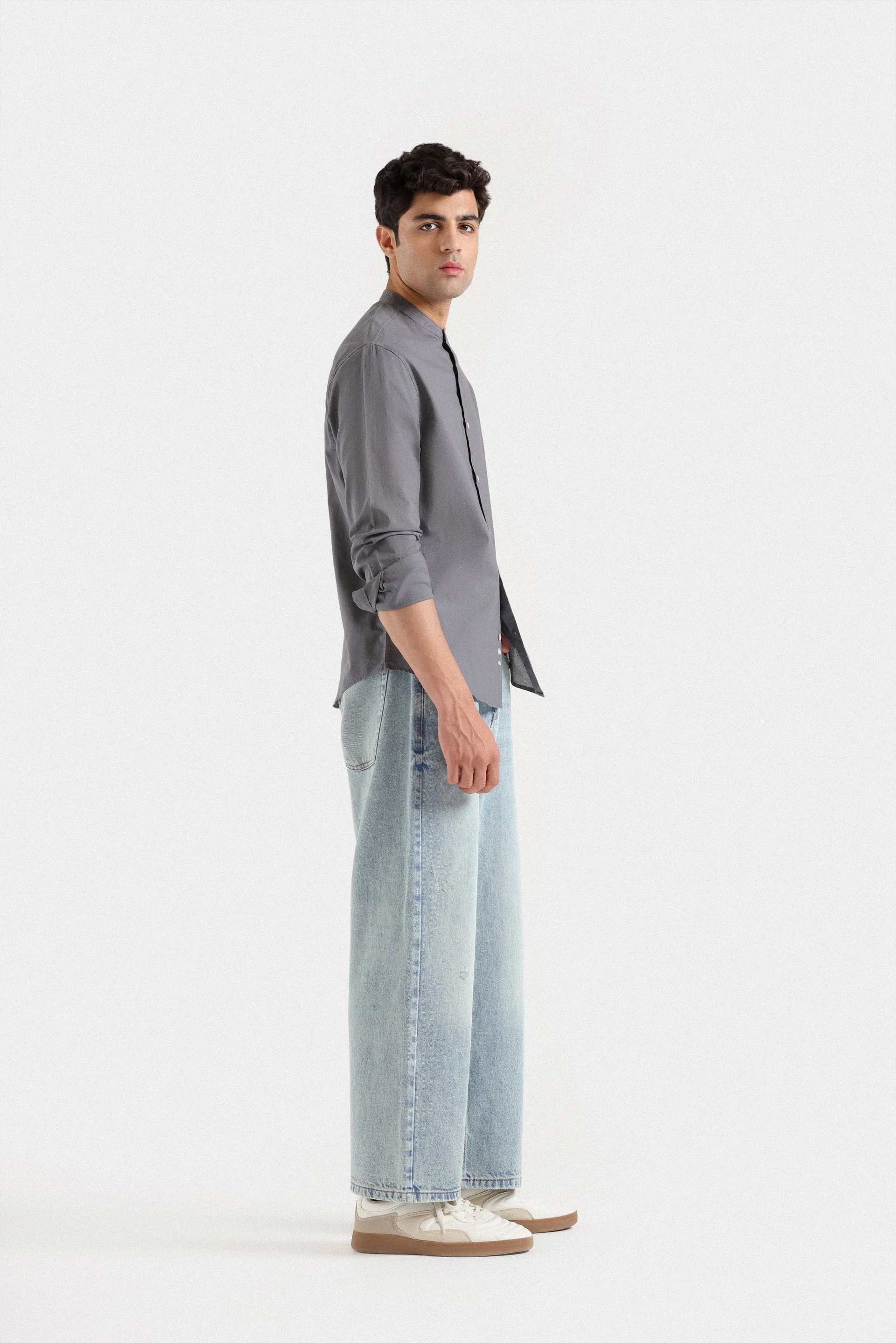 Mandarin Collar Shirt - Image 9