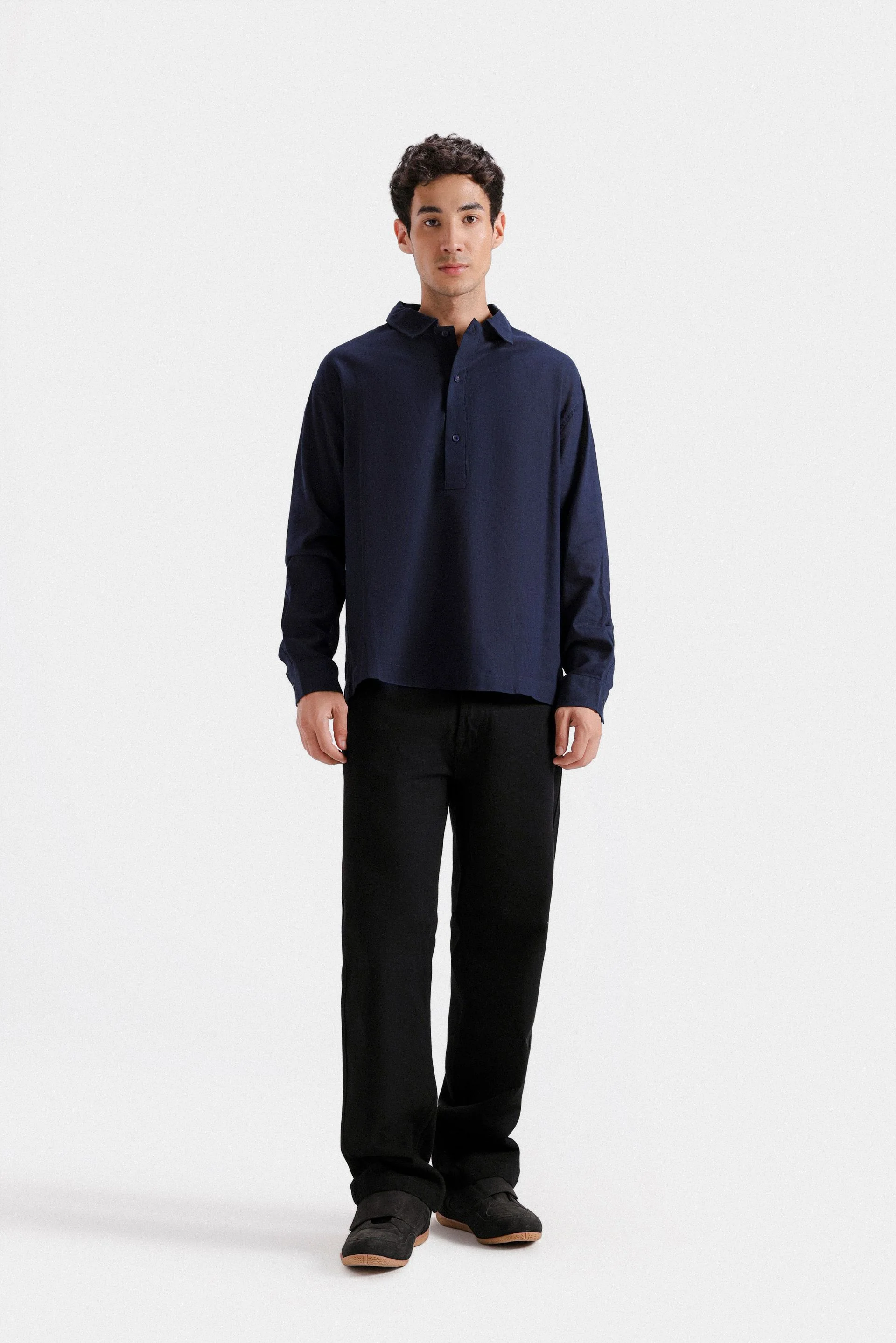 Basic Cotton Linen Shirt