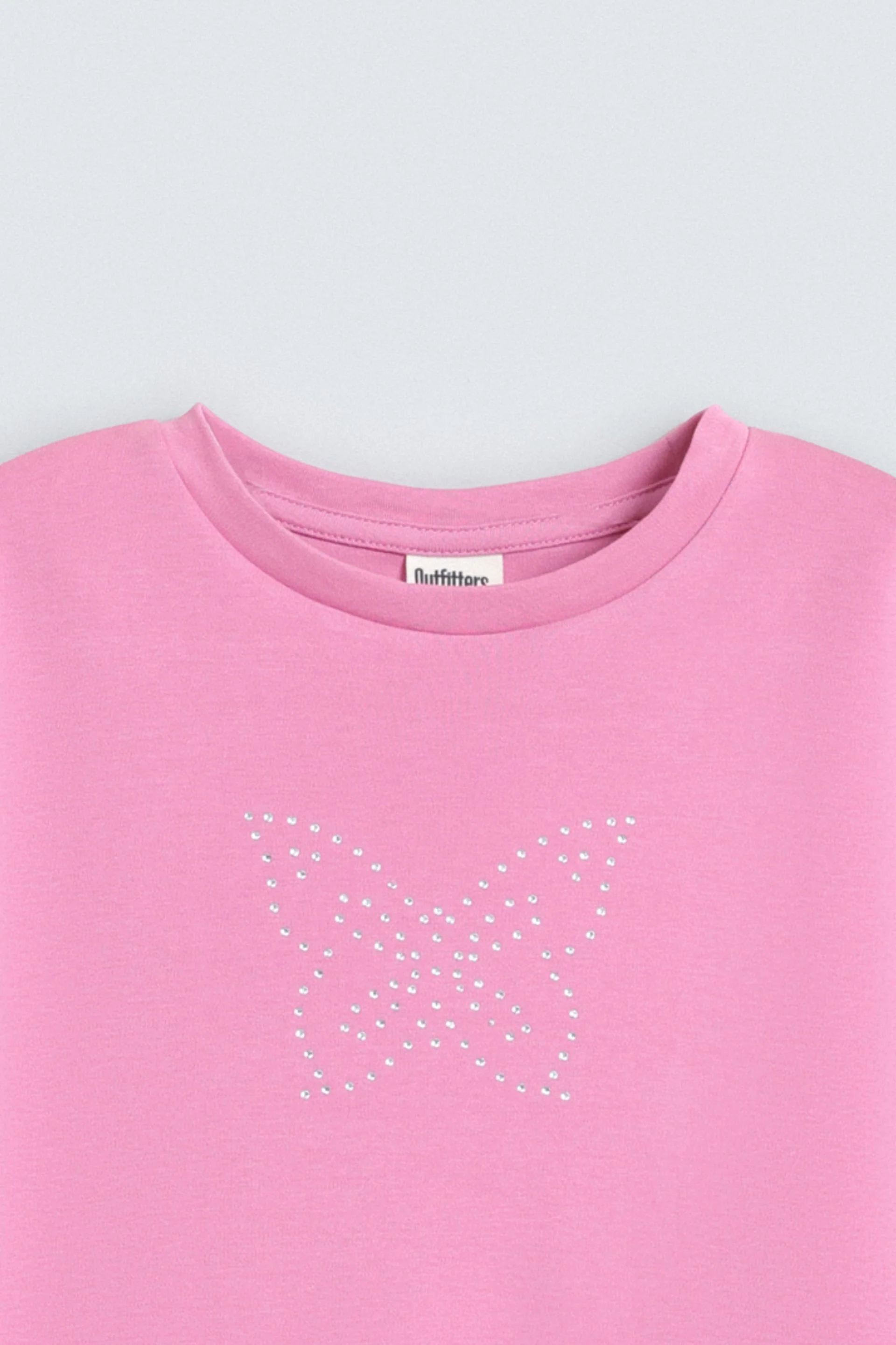 Cropped Embellished T-Shirt - Image 8