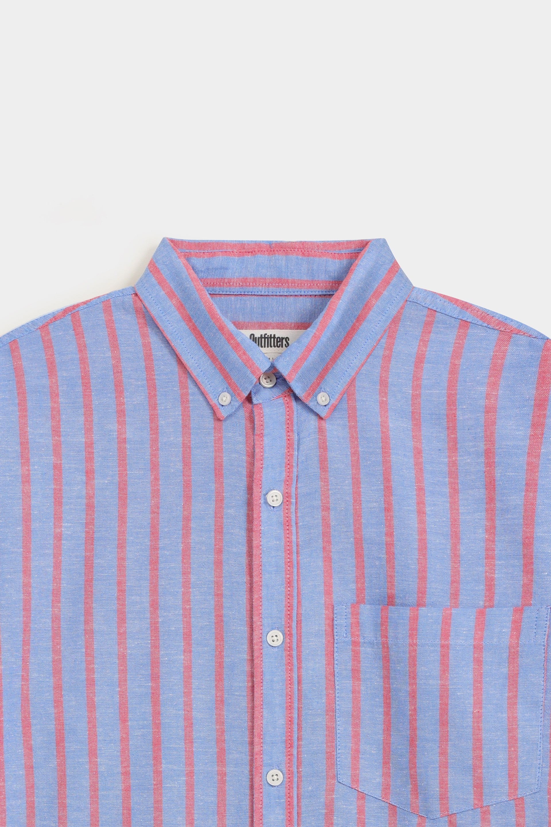 Cotton Linen Striped Shirt - Image 6