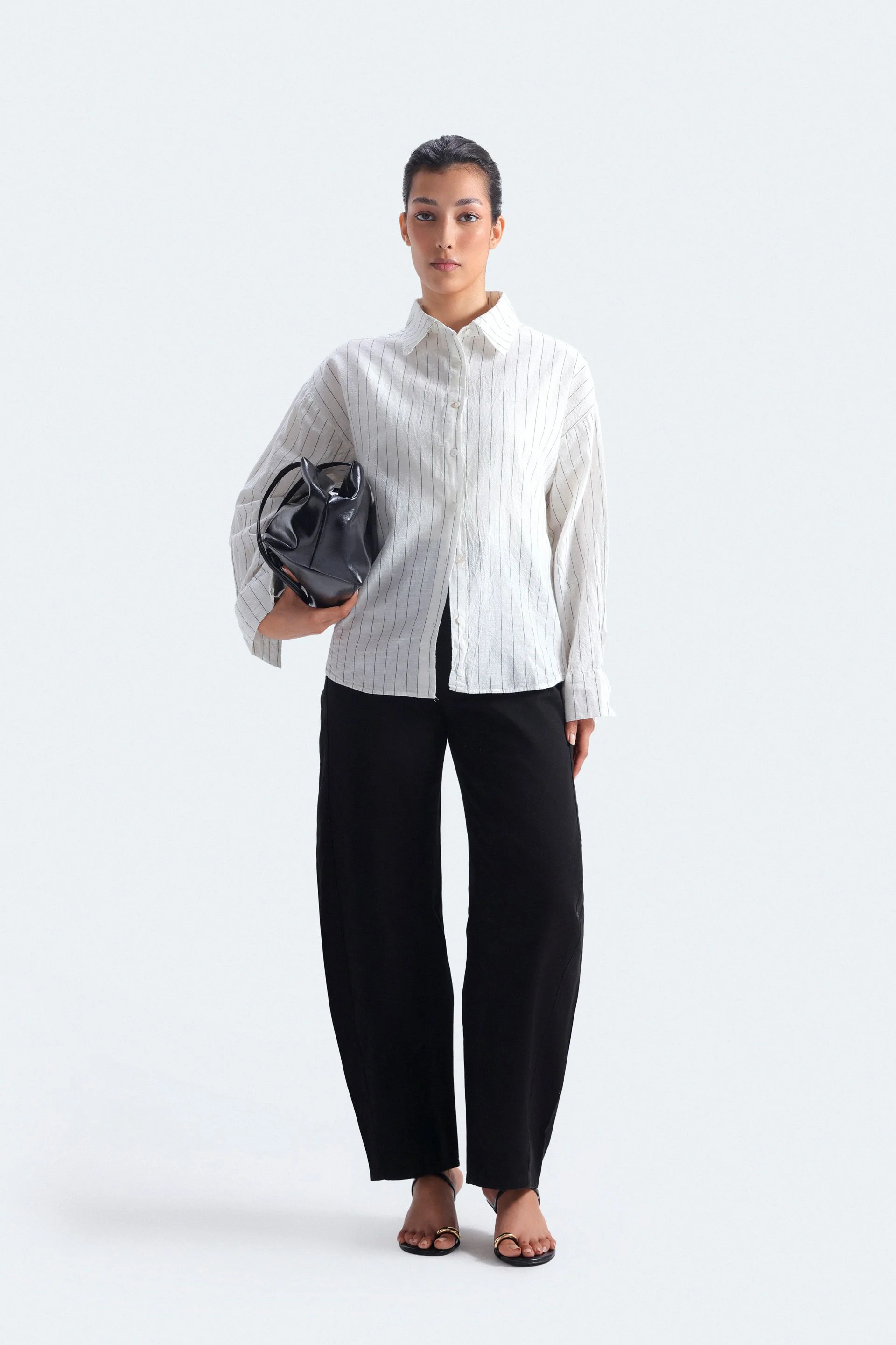 Textured Striped Shirt - Image 10