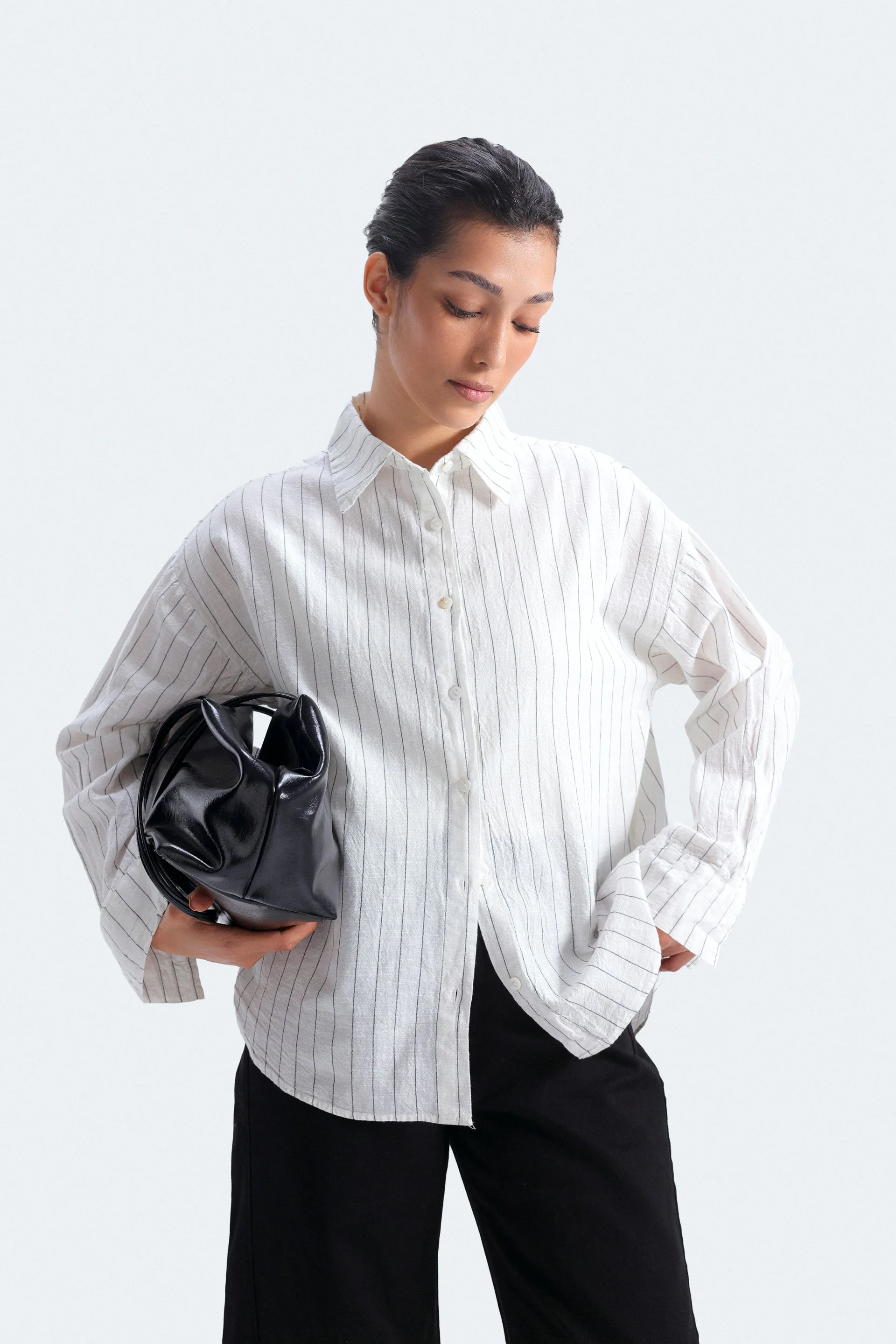 Textured Striped Shirt - Image 11