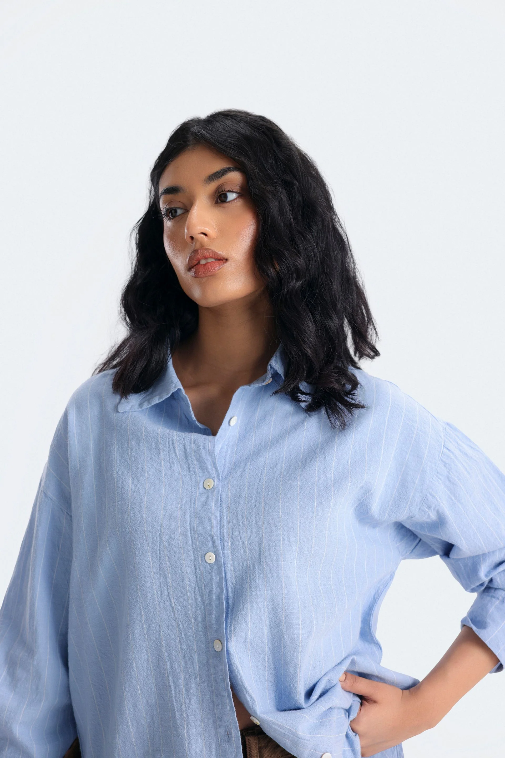 Textured Striped Shirt - Image 3