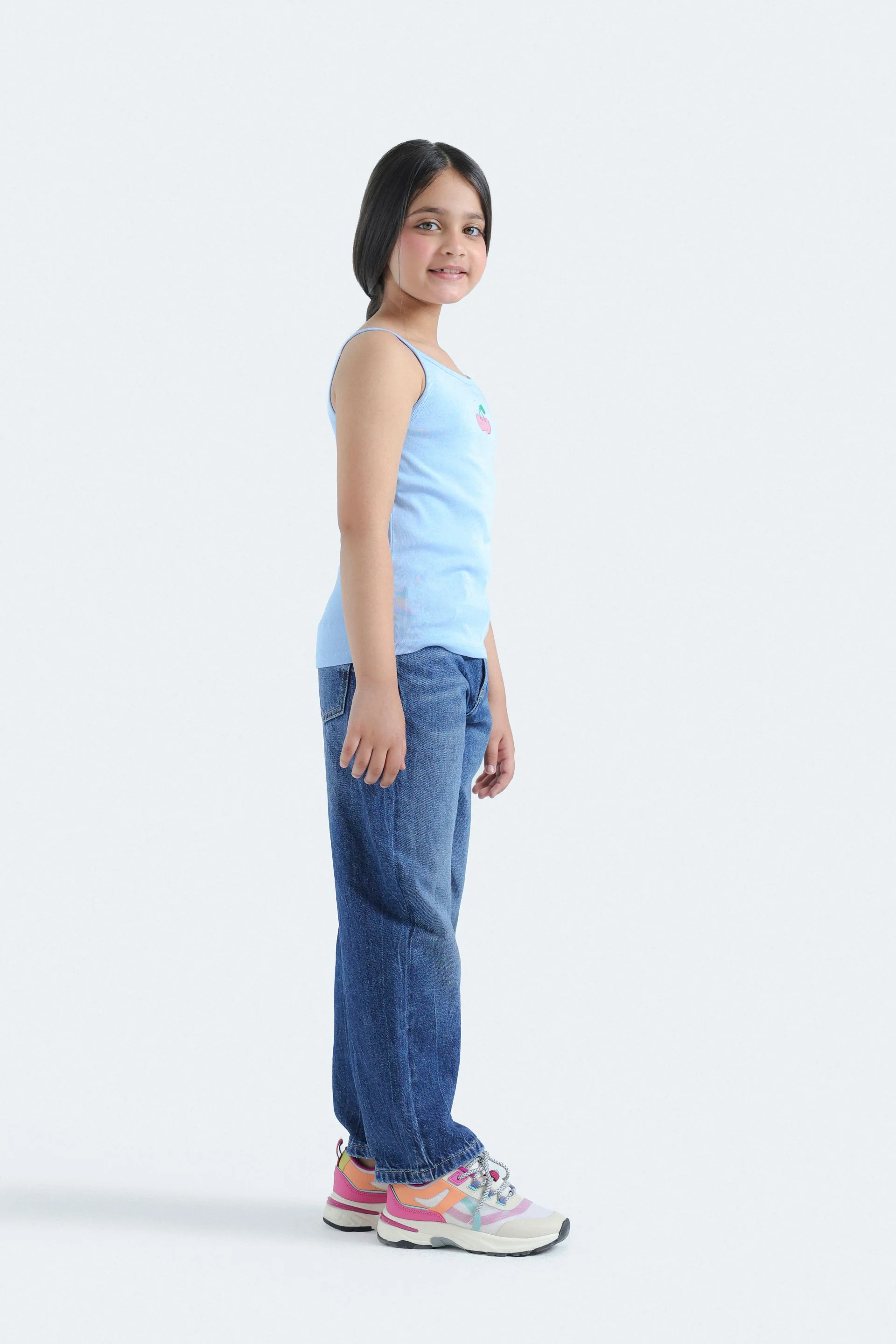 Cropped Embroidered Tank Top - Image 5
