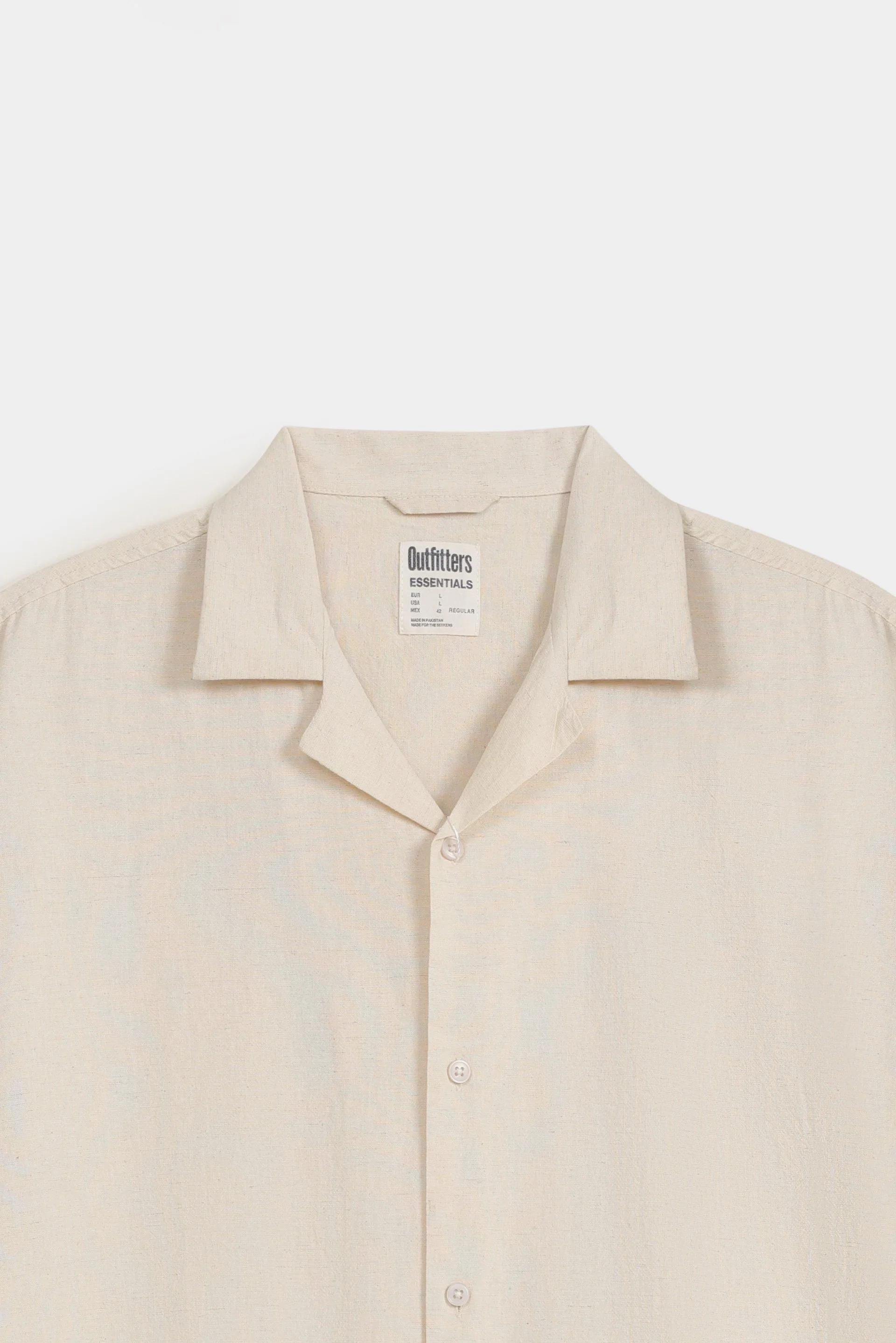 Resort Collar Cotton Linen Shirt - Image 13