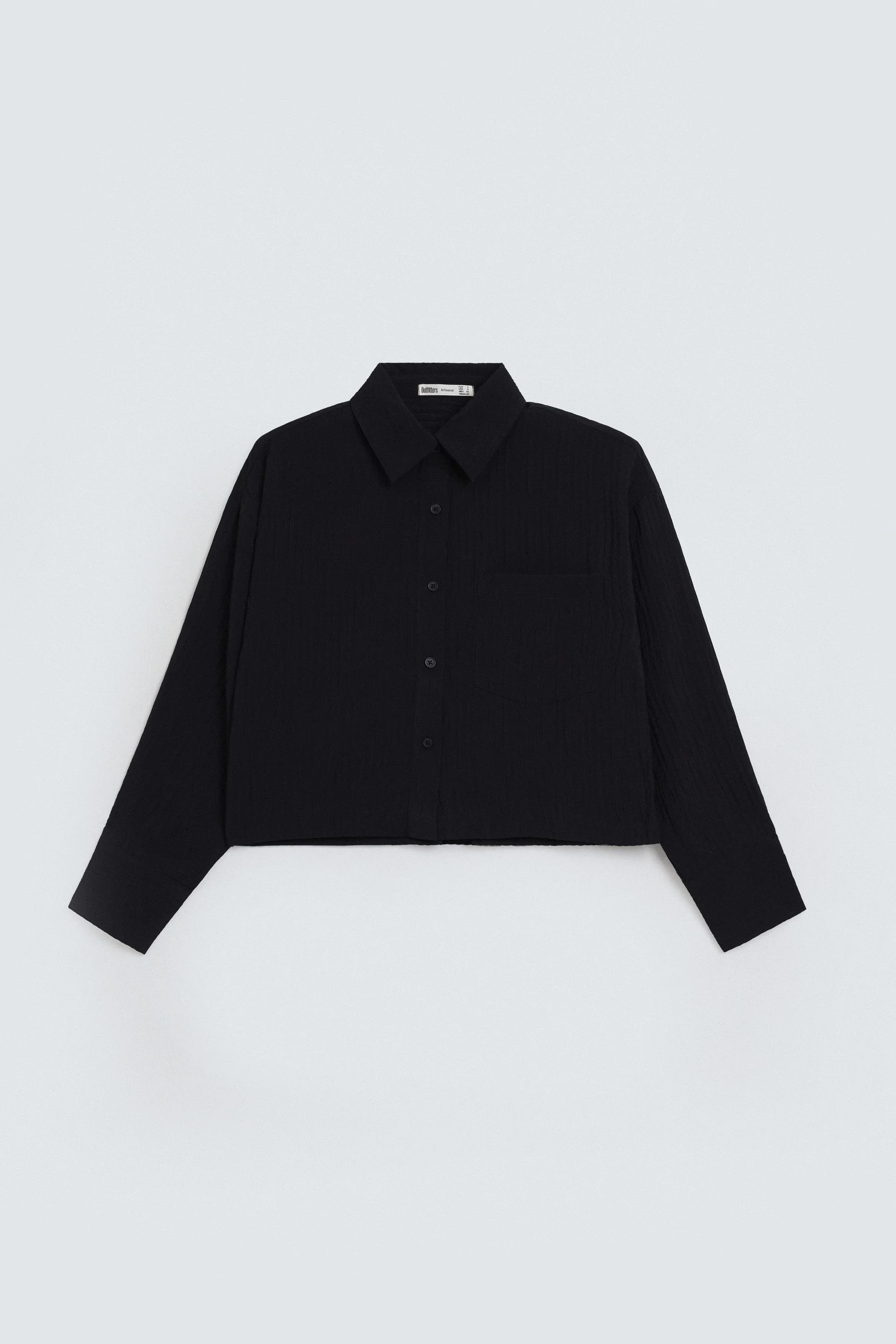 Super Cropped Textured Shirt - Image 5