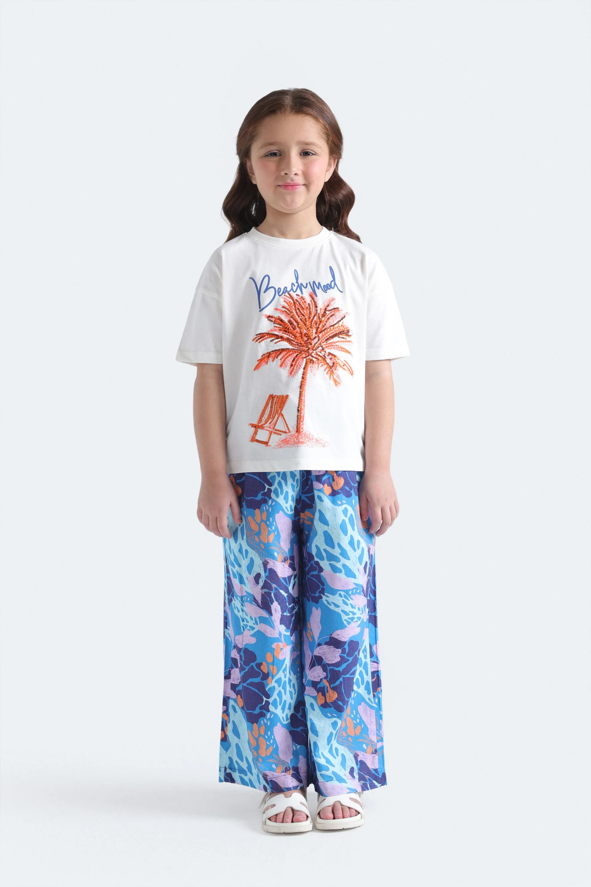 Cropped Embellished T-Shirt